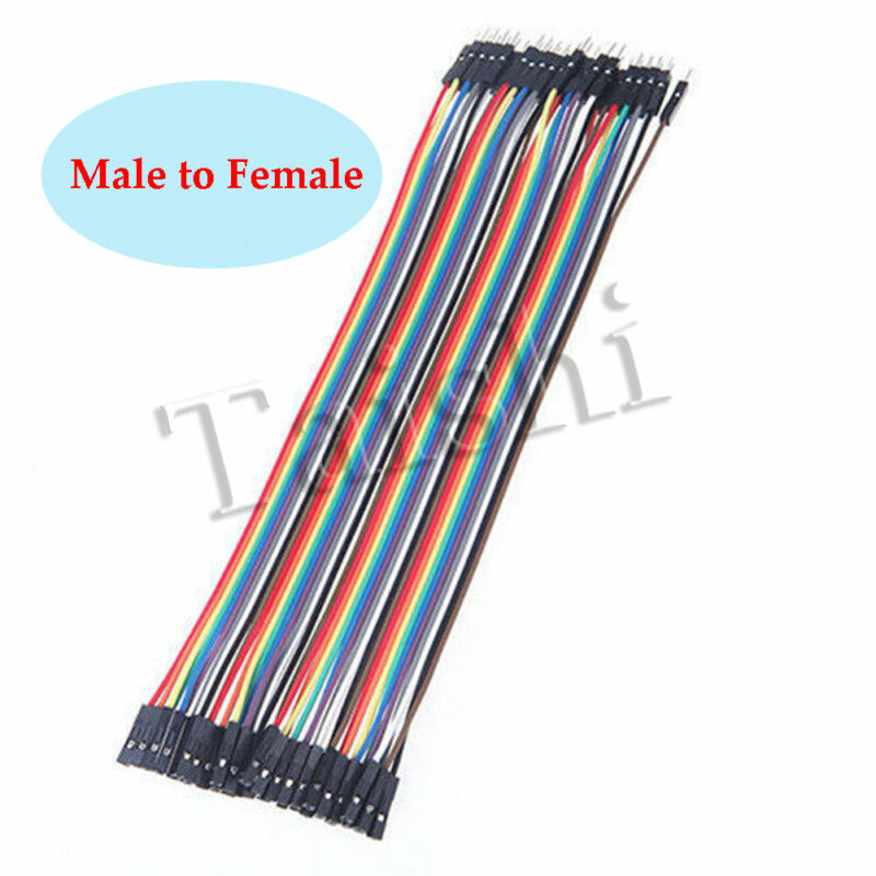 HOT 20cm 1X 40pcs Male to Female Dupont Wire Jumper Cable for Arduino Breadboard