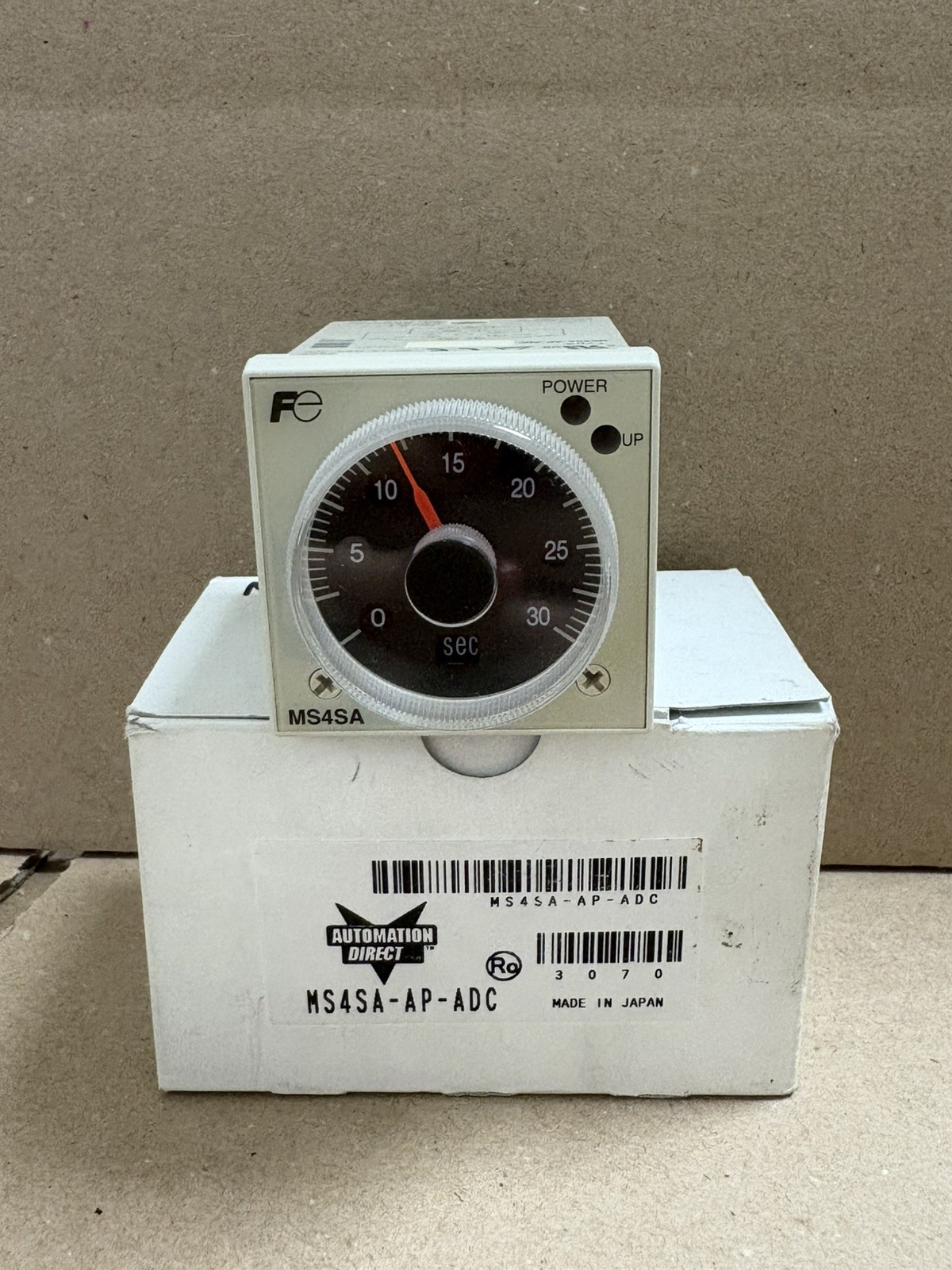 MS4SA-AP-ADC On-delay timer w/ selectable timing range from 0.05sec-60hrs