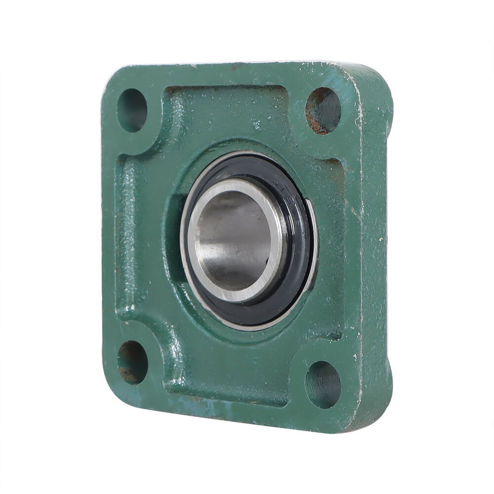2 Pack UCF205-16 Solid Base Pillow Block Flange Mounted Bearing 4 Bolt 1″ Bore
