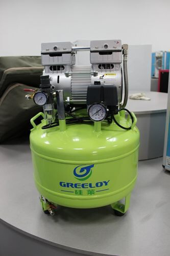 40L Low Noise Silent Oil Free Air Compressor GA-81 One for Two Dental Chair US
