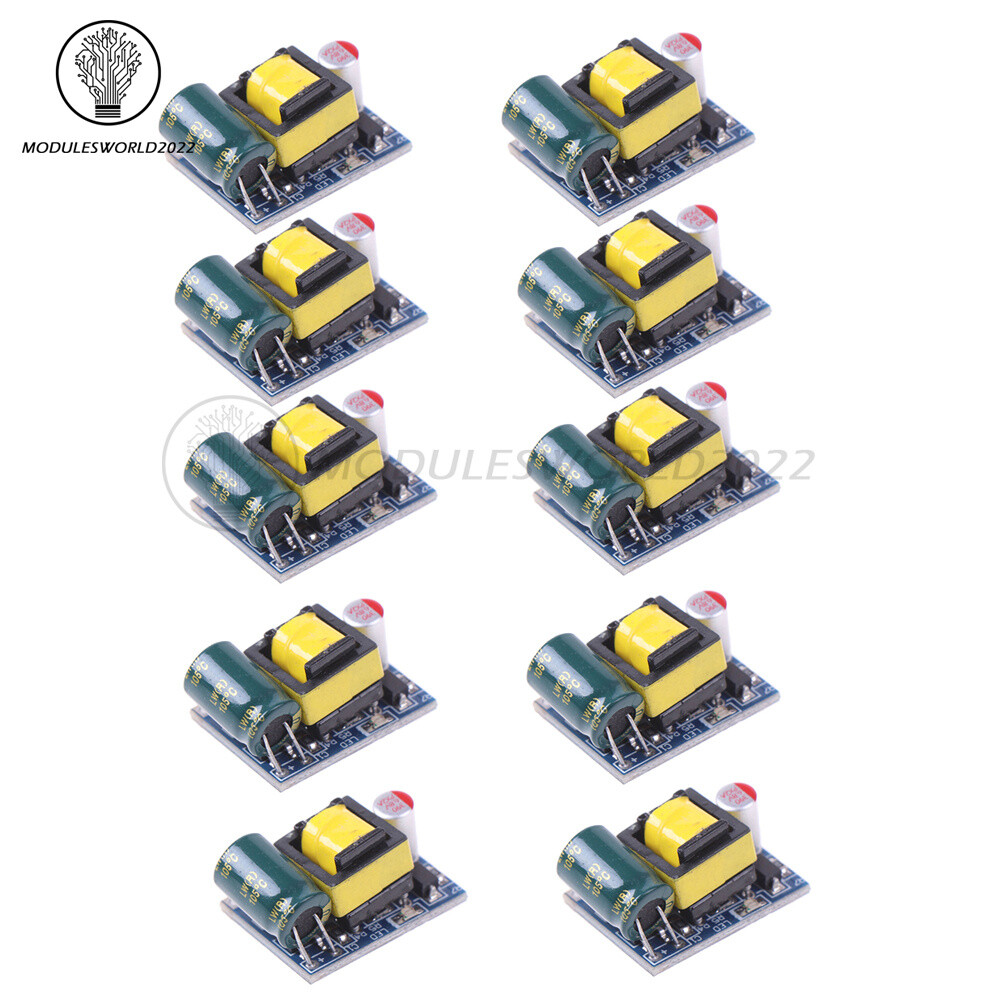 10PCS Mini AC-DC 110V 120V 220V 230V To 5V Converter Board Module Power Supply