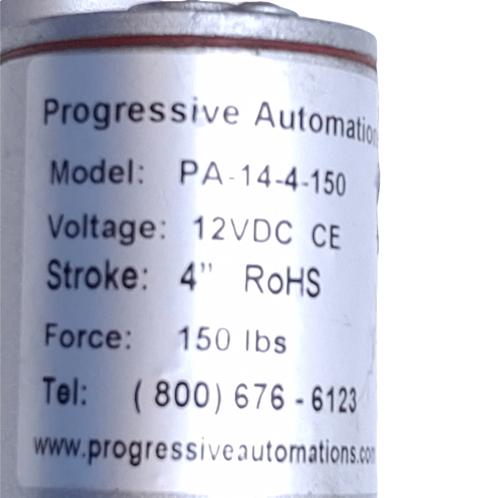 Progressive Automations PA-14-4-150 Mini Linear Actuator 4″ Stroke, Flying Leads