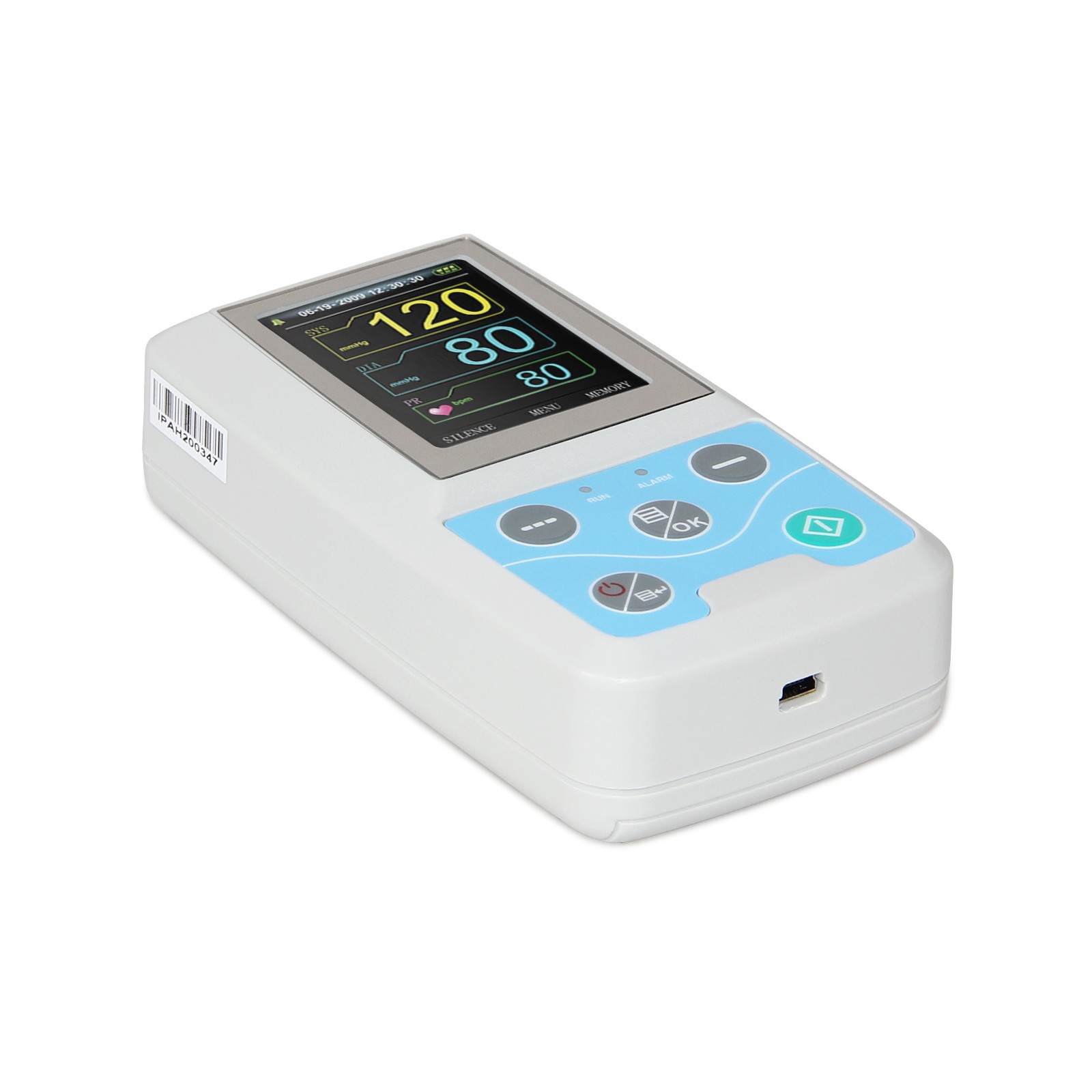 1PCS ABPM50 24 Hours Ambulatory Blood Pressure Patient Monitor NIBP Pr USB FDA Q