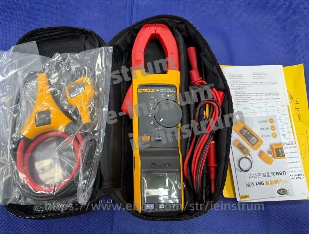 Fluke 381 Remote Display True RMS AC/DC Clamp Meter with iFlex NEW/