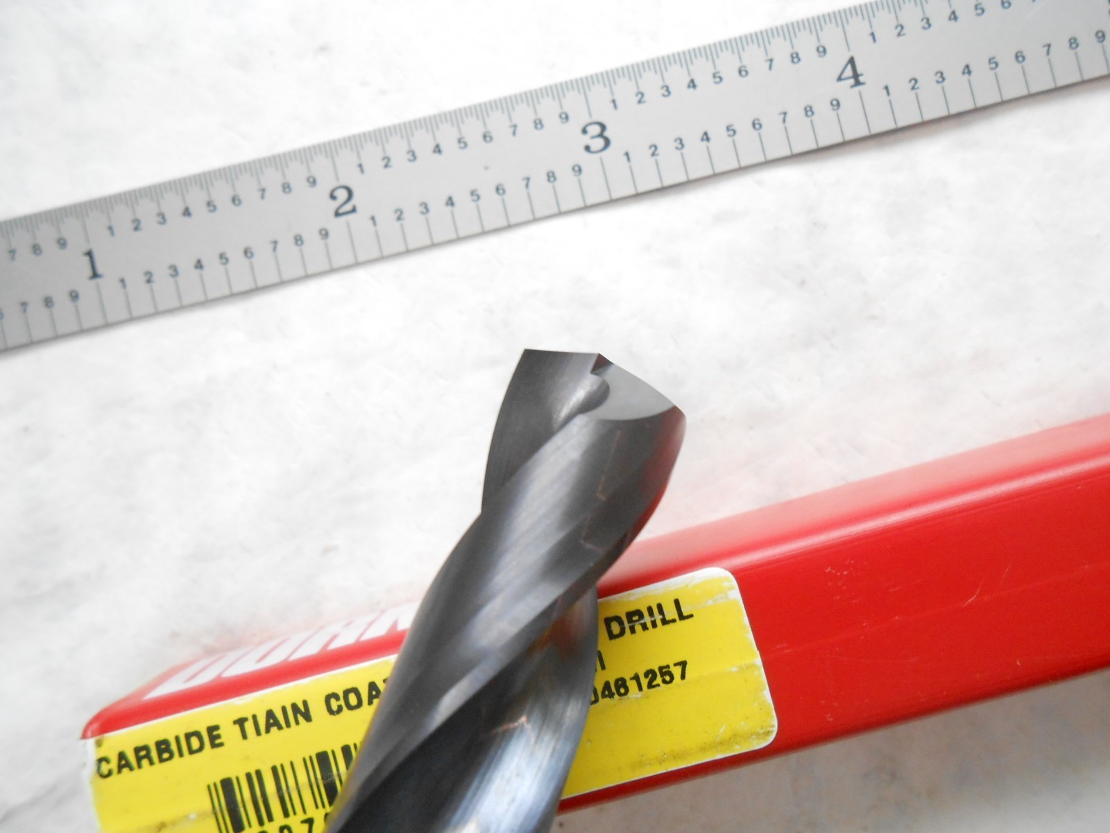 NEW DORMER H.P. 3XD SOLID CARBIDE DRILL 17/32″ CUT DIA. X 60MM FL X 107MM OAL