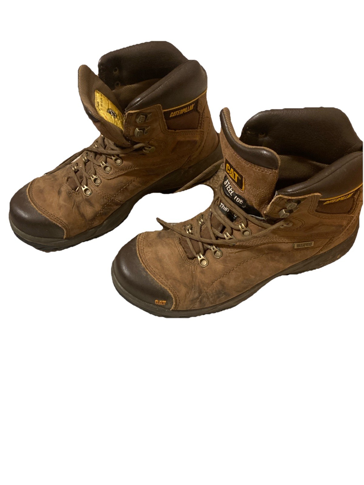 CATERPILLAR Diagnostic Hi SZ 11.5 MEN STEEL TOE IN DARK BEIGE P89940