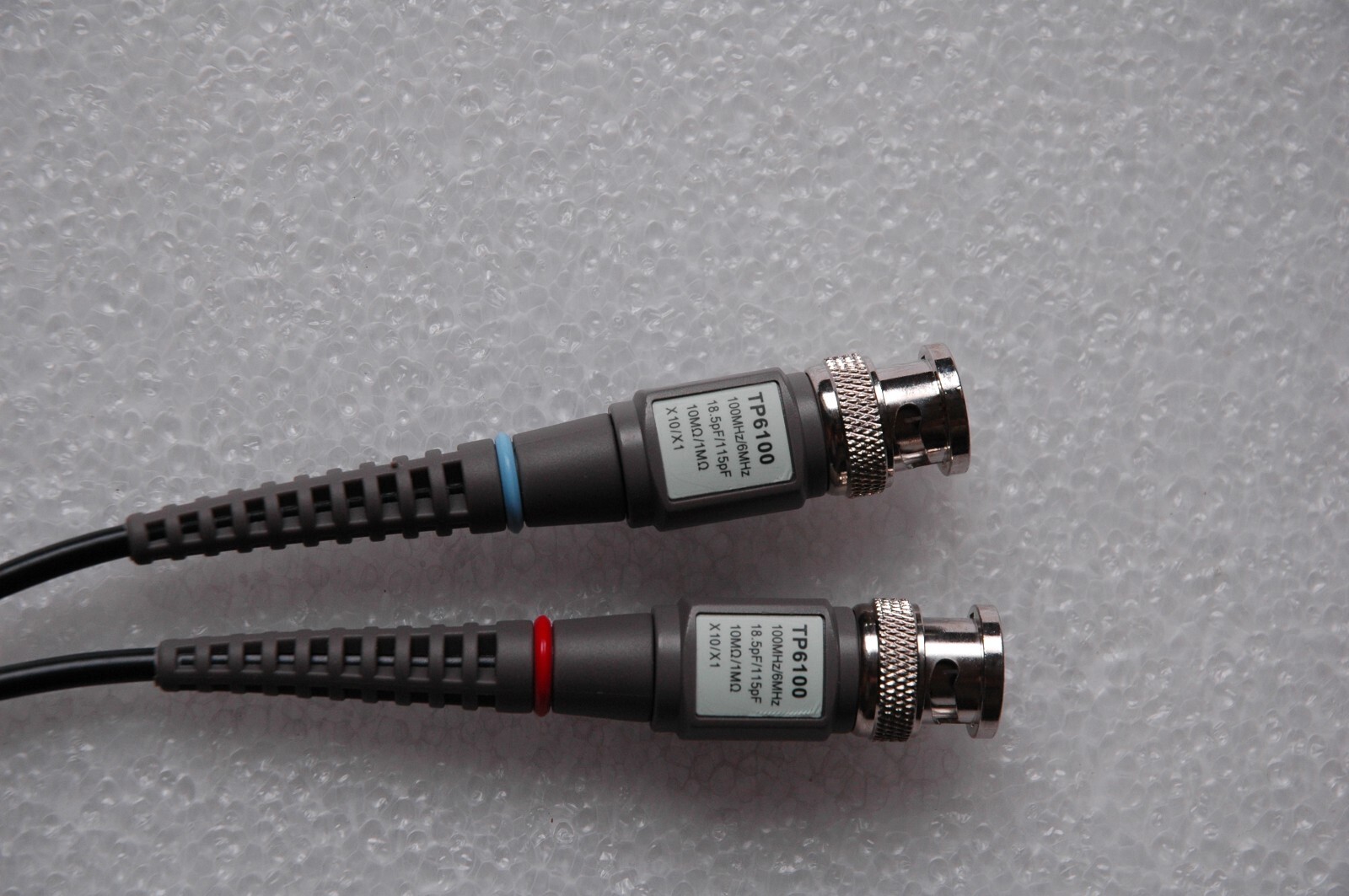 2x 100MHz Oscilloscope Scope analyzer Clip Probe test leads kit for HP Tektronix