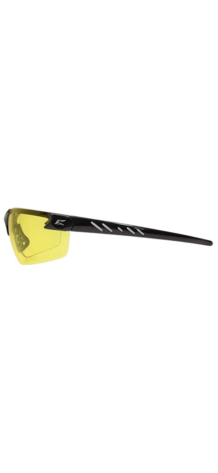Edge Eyewear DZ112VS-G2 Zorge G2, Safety Glasses, Anti-Scratch Yellow Lens Black