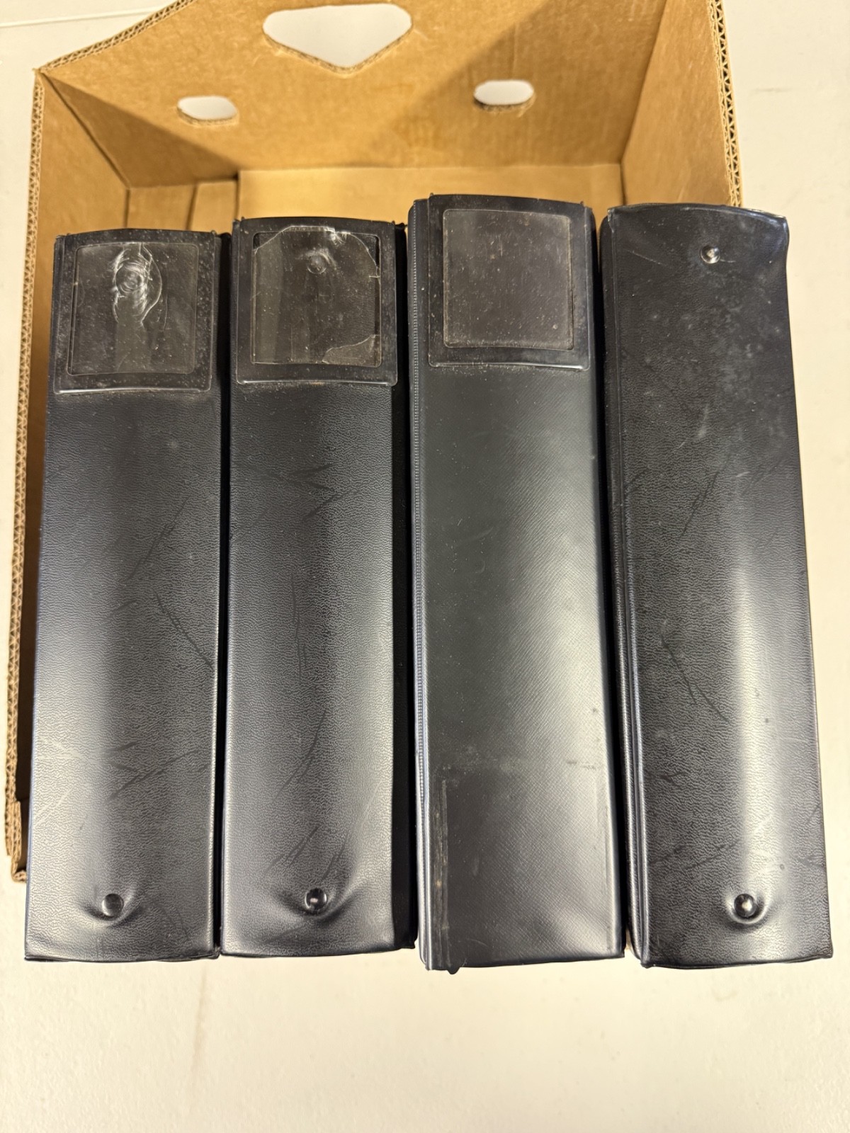 Lot of 3 Boorum & Pease Vintage Standard 012-2SP 3-Ring Binder Vinyl & 1 VM