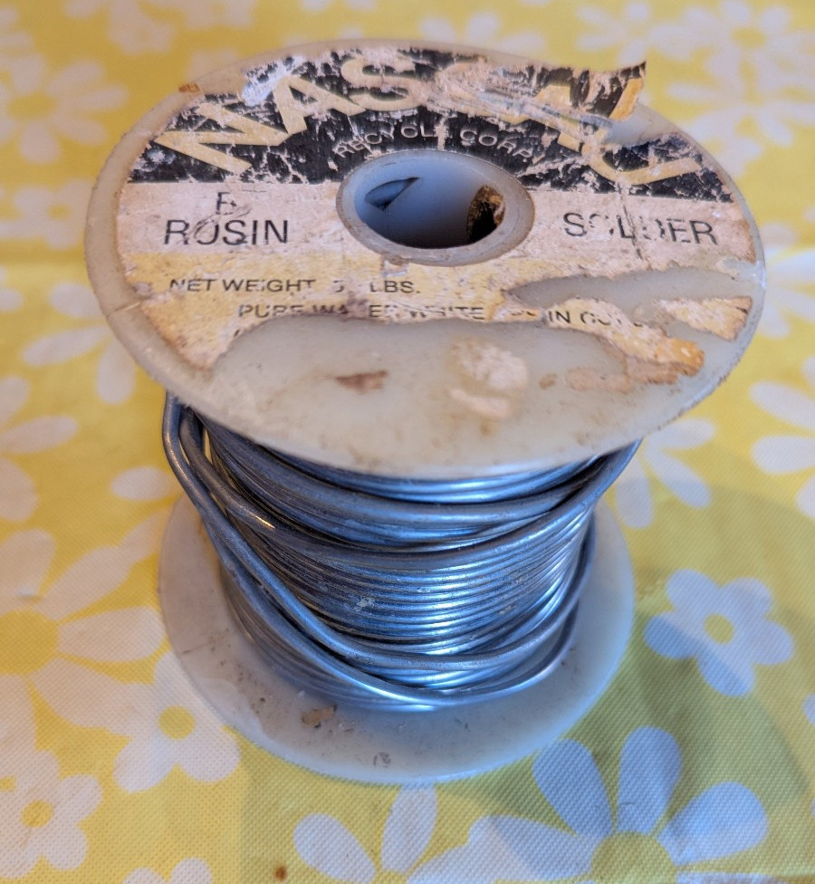 Nassau B Rosin Pure Water White Rosin Core Solder, 2.5 Pounds