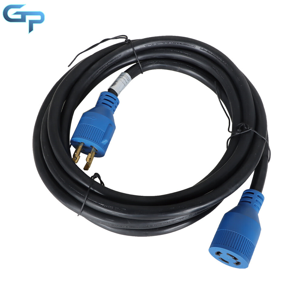 30 Amp Inlet Box & Generator Power Cord 4 Prong NEMA L14-30P/L14-30R 15 Feet