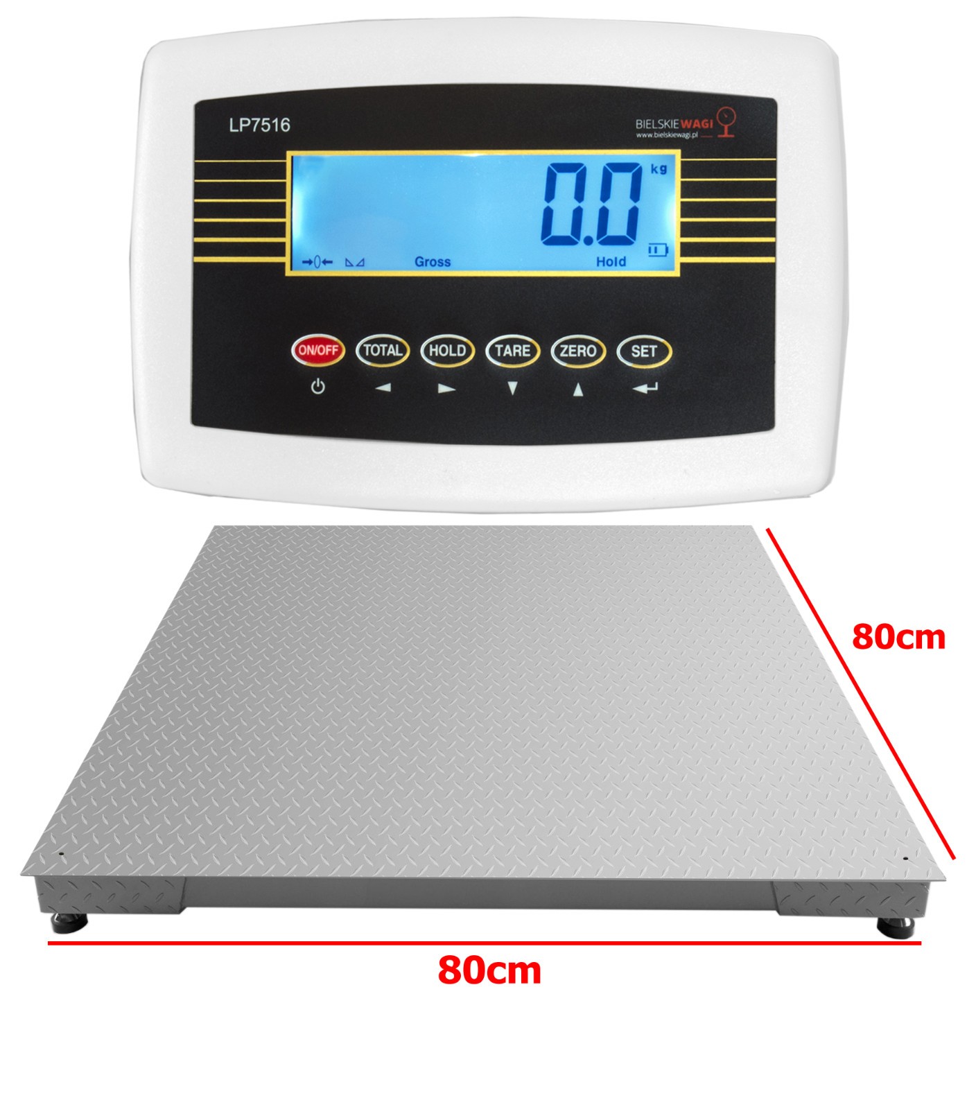 Platform Scales Storage Scales Floor Scales 2000 kg 800 x 800 mm Scales Industrial Scales