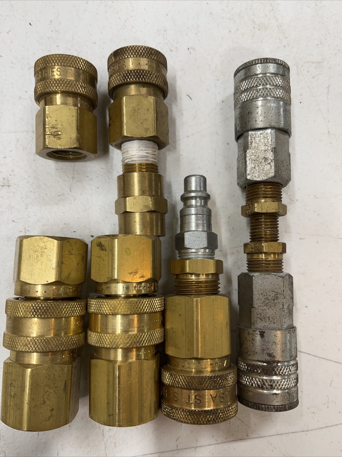 Untested Parker High Flow Quick Coupling Brass 3-BST4 2-btsn4 2-bst Unbrand A36