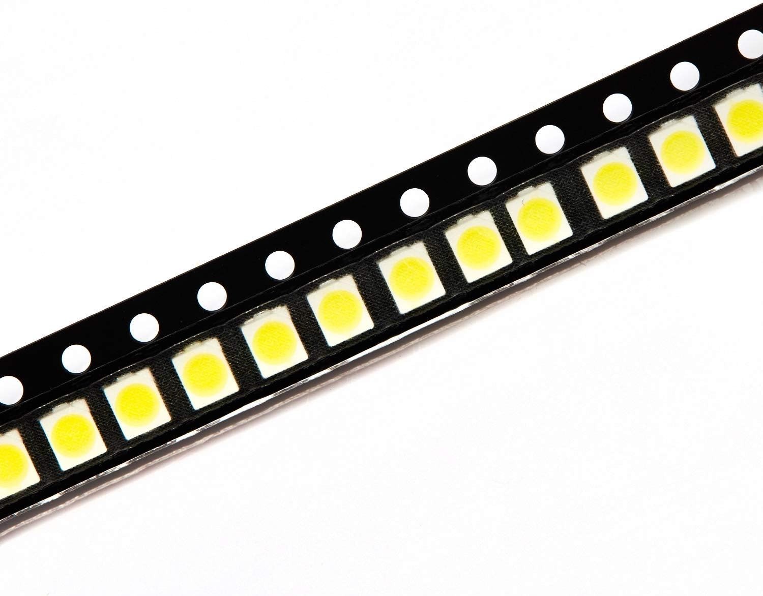Versatile 100 pcs 3V White SMD LED Diode Chips for DIY Projects and Automotive