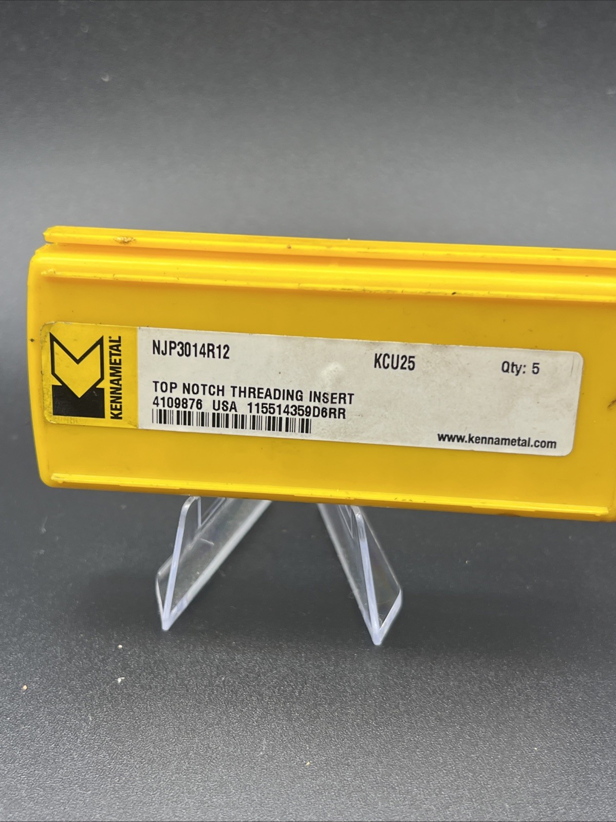 NJP3014R12 K68 New Full Package of 4 Kennametal Tungsten Carbide Inserts