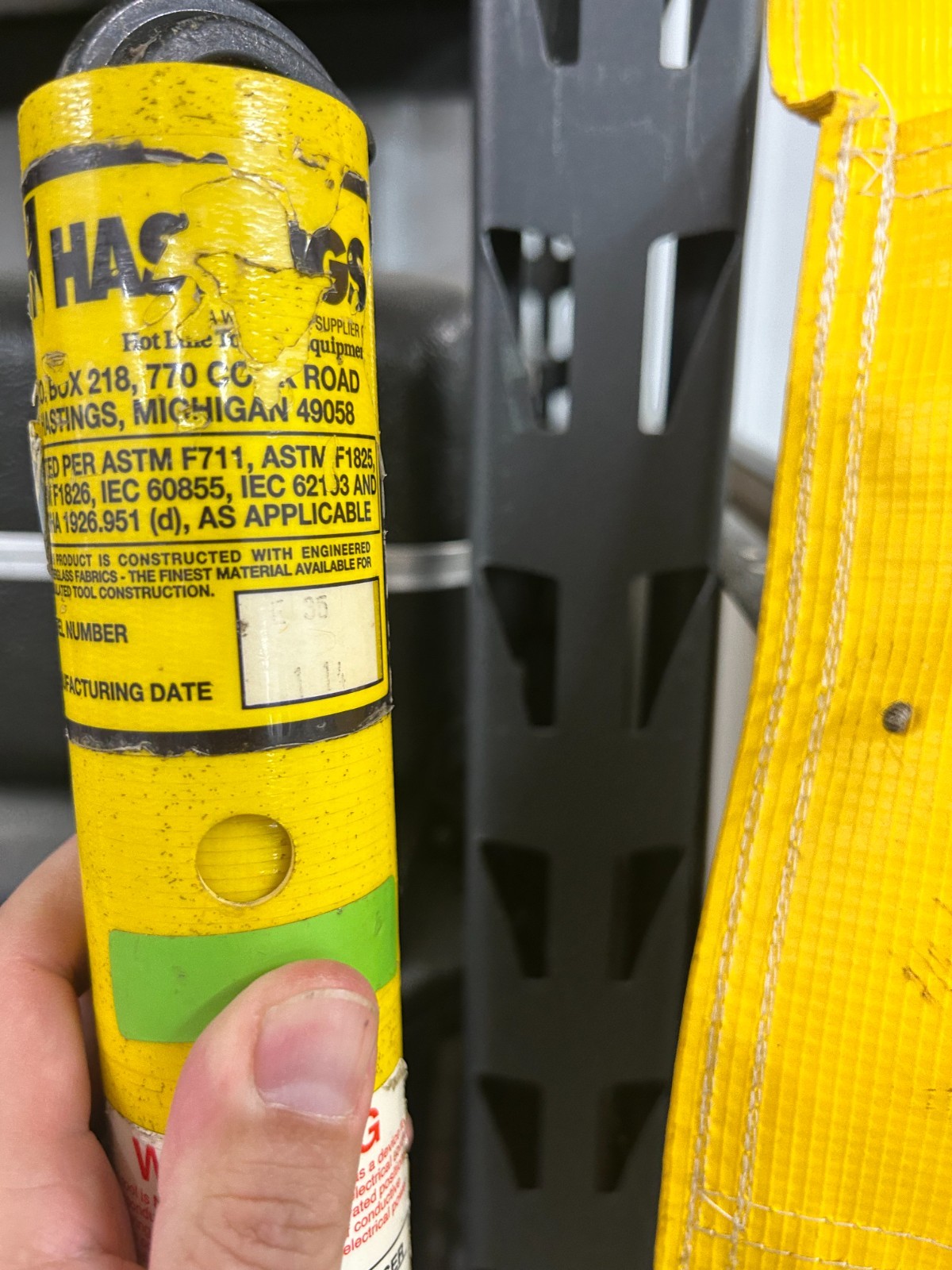 Hastings E 35 Telescopic Hot Stick 35 ft Extended w Soft Case Pre-Owned