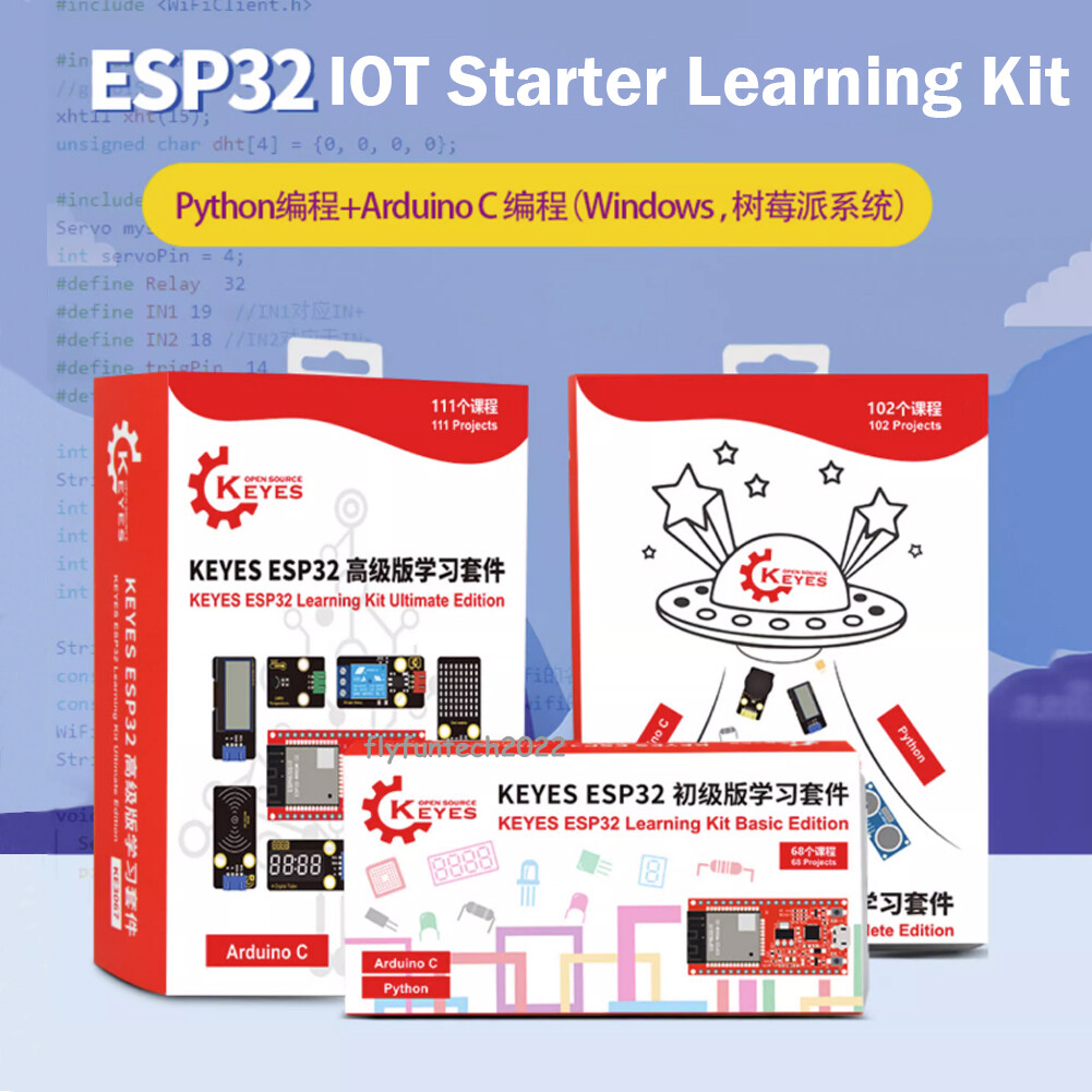ESP32 Development Board IoT Starter Kit Python/c/c++ for Arduino BT WiFi Remote