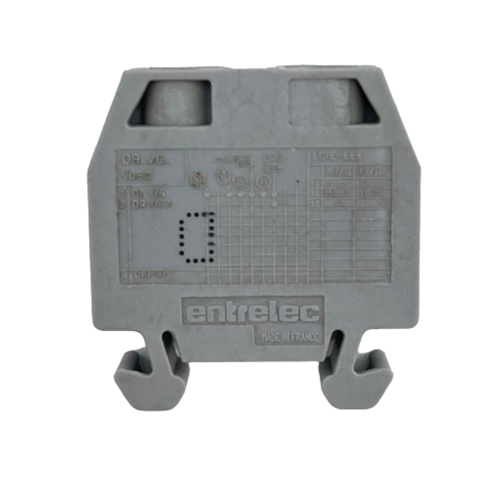 Entrelec SNA Series DIN Rail Terminal Block 4mm², Single-Level Screw Termination