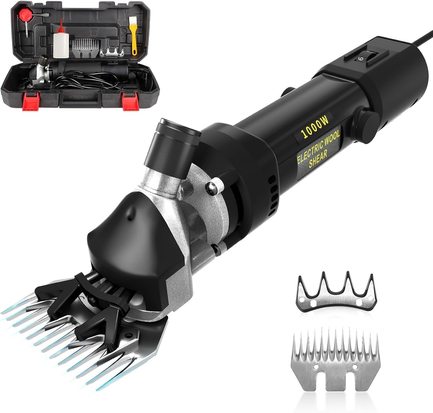 Sheep Shears,1000W Professional Heavy Duty Electric Animal Grooming Clippers
