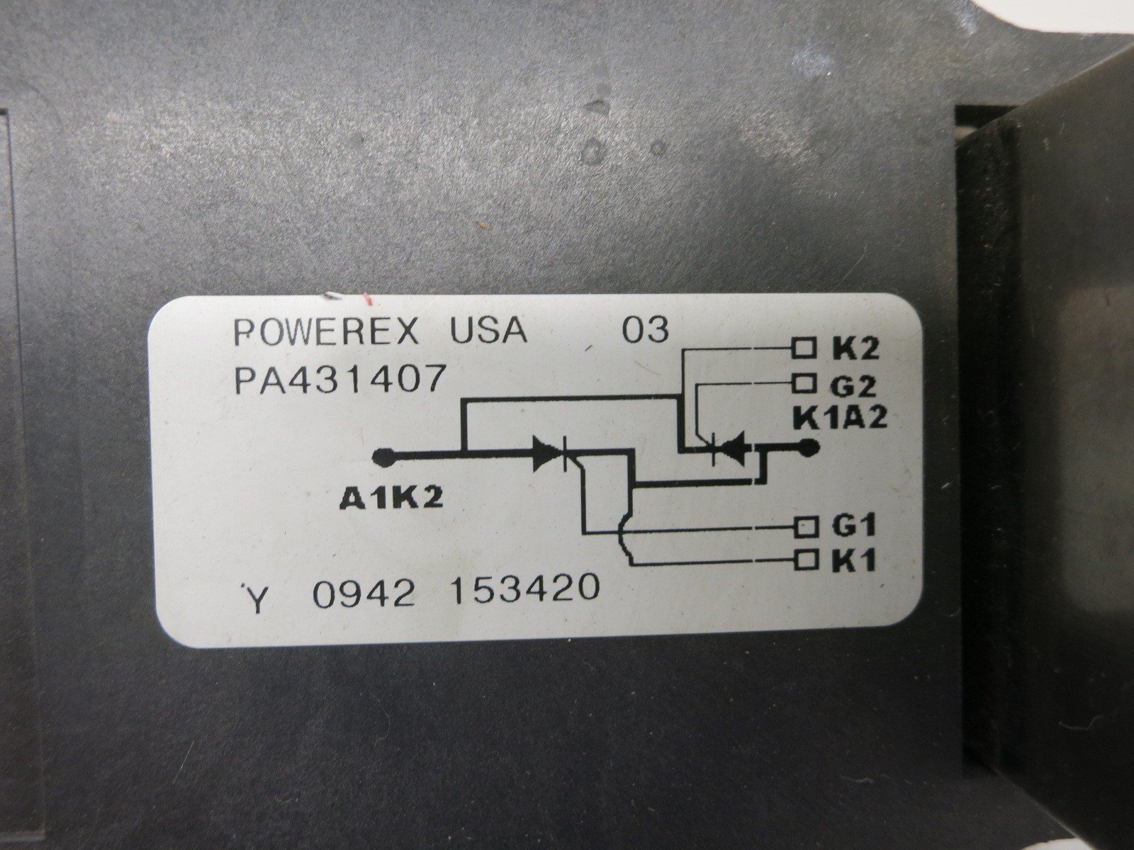 Powerex PA431407 Thyristor & Diode Module 700A 1400V PRX