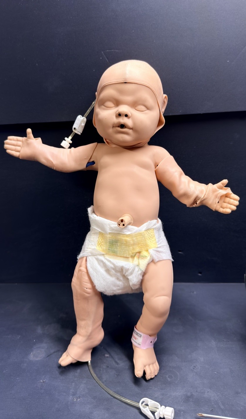 VATA Model 1800 Newborn Pediatric IV Training Manikin Patient Simulator