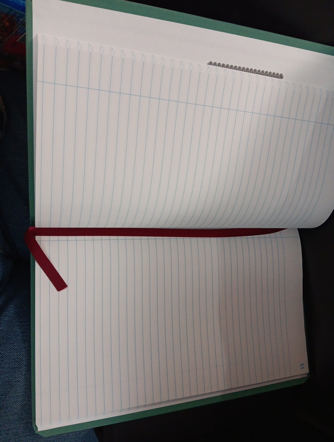 Vintage Boorum & Pease 66-500-R Record and Account Book