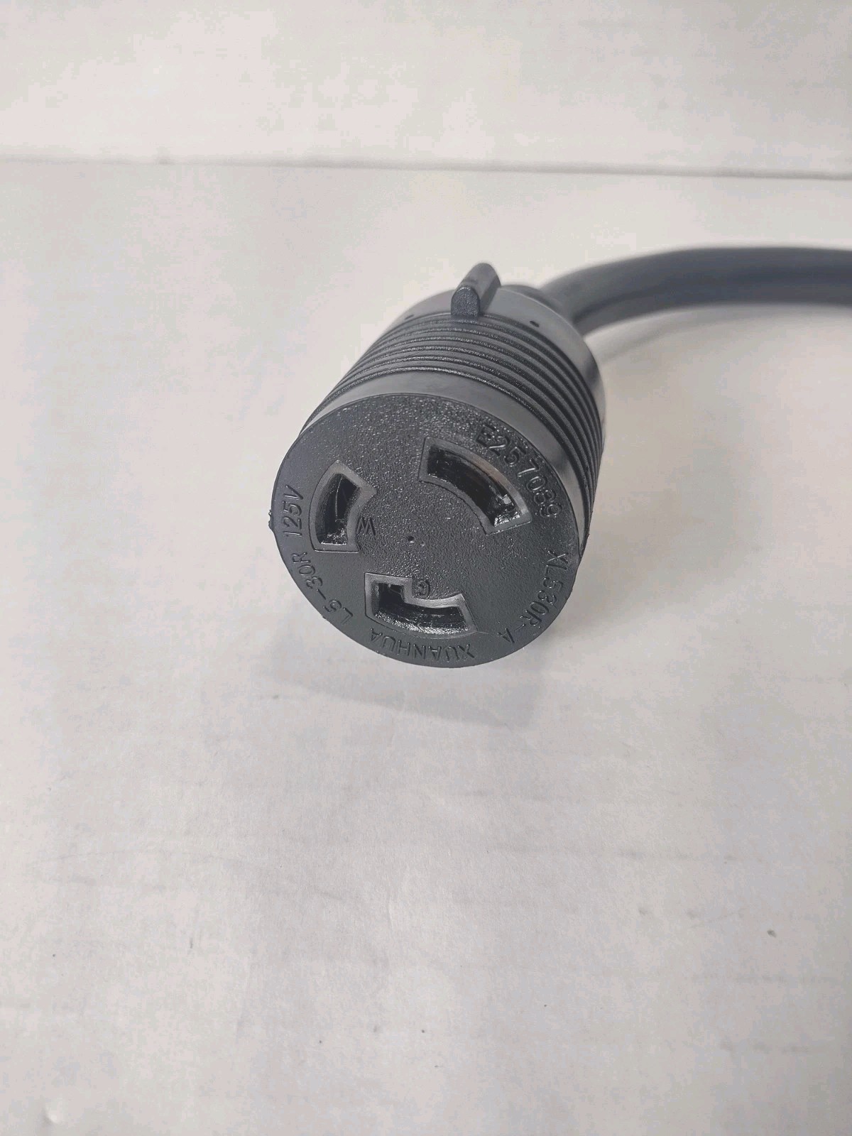 Ningbo Xuanhua NEMA L5-30P to L5-30R Twist Lock Power Cord 30A 125V Panel Mount