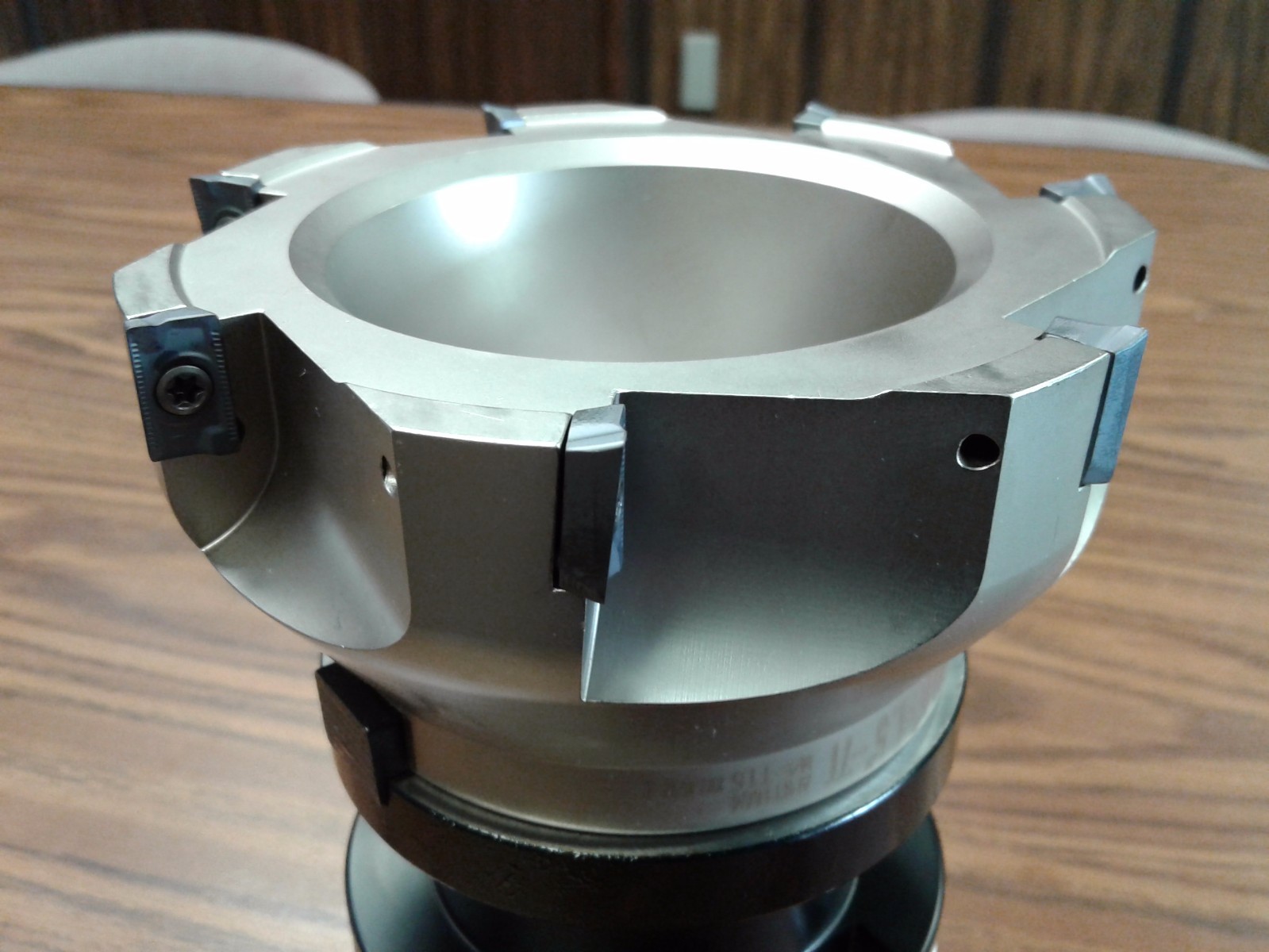 5″ 90 degree indexable face shell mill,face milling cutter APKT w. CAT50 arbor