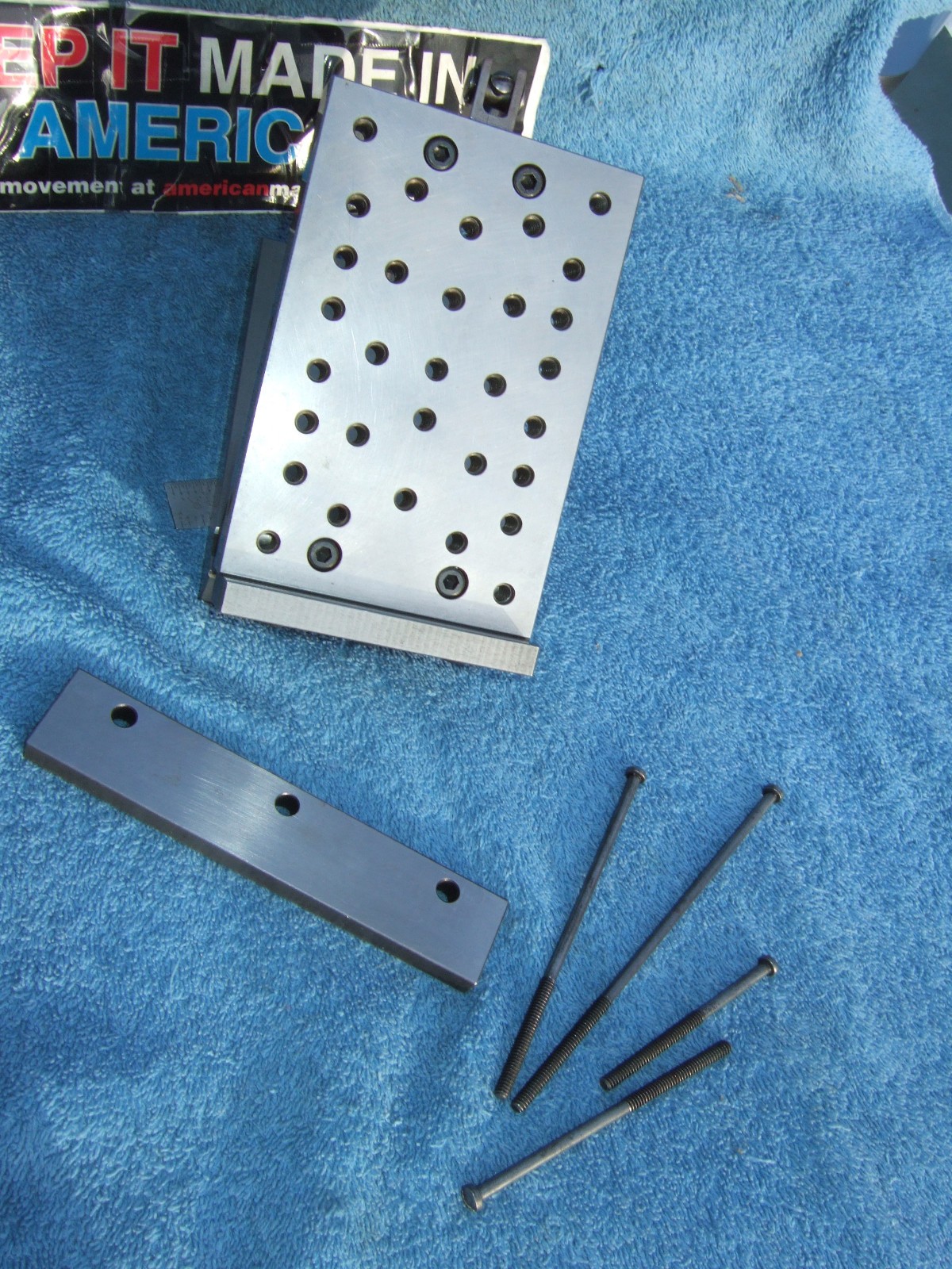 HERMANN SCHMIDT PNM4X6 Single Angle Adjustable Sine Plate Used $1150 WHEN NEW Q2