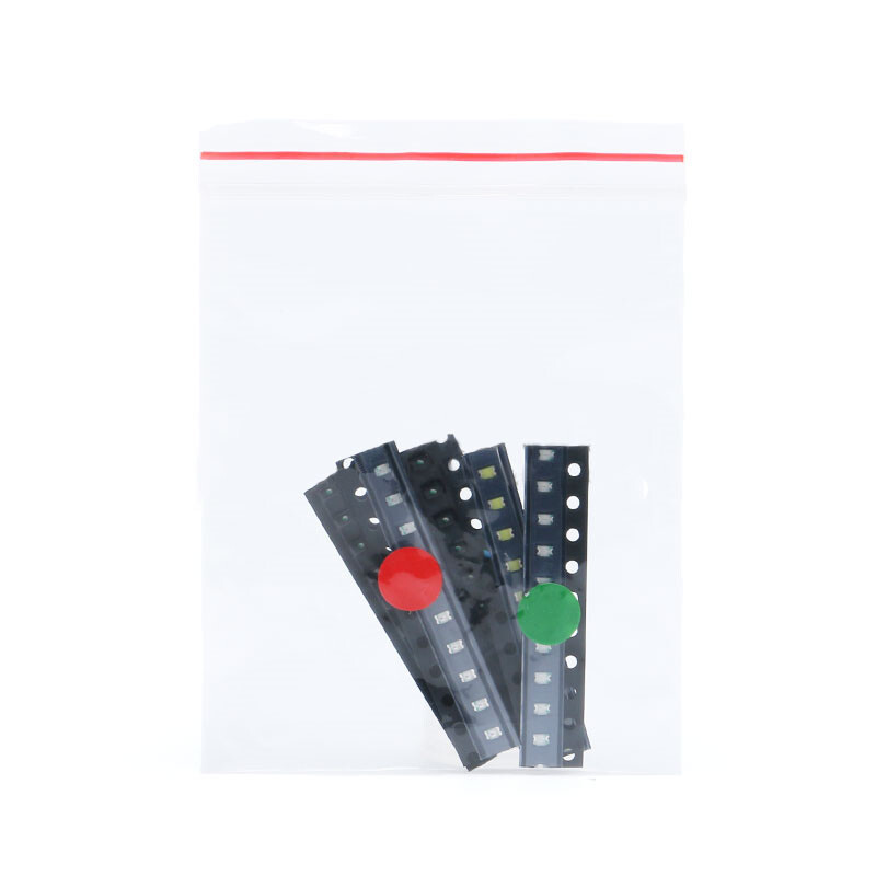 1 Set 0805 SMD LED 5 Colors 10Pcs/Color 50pcs In All Red Blue Green Yellow White