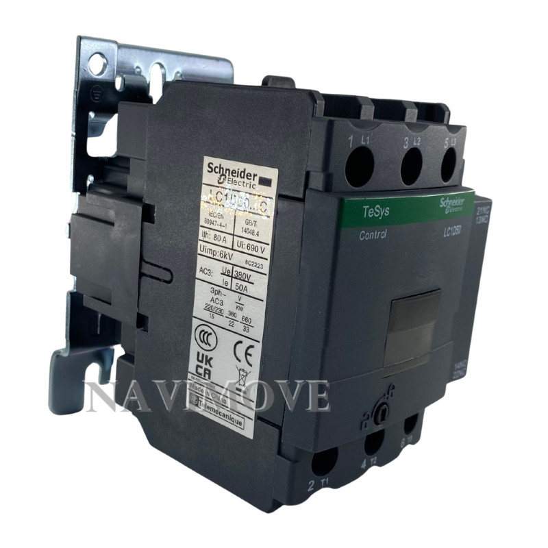 New Schneider LC1D50G7 Contactor 3P 50A With Coil 120V LC1D50G7 USA