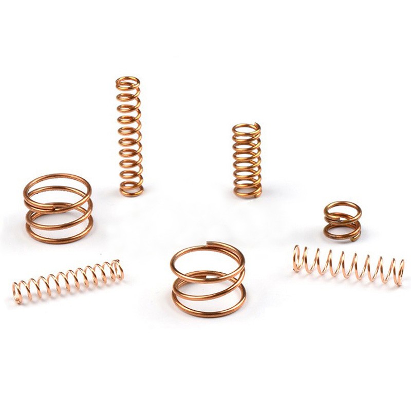 10pcs Phosphor Copper Compression Spring Pressure Spring Wire Diameter 0.2-1.2mm