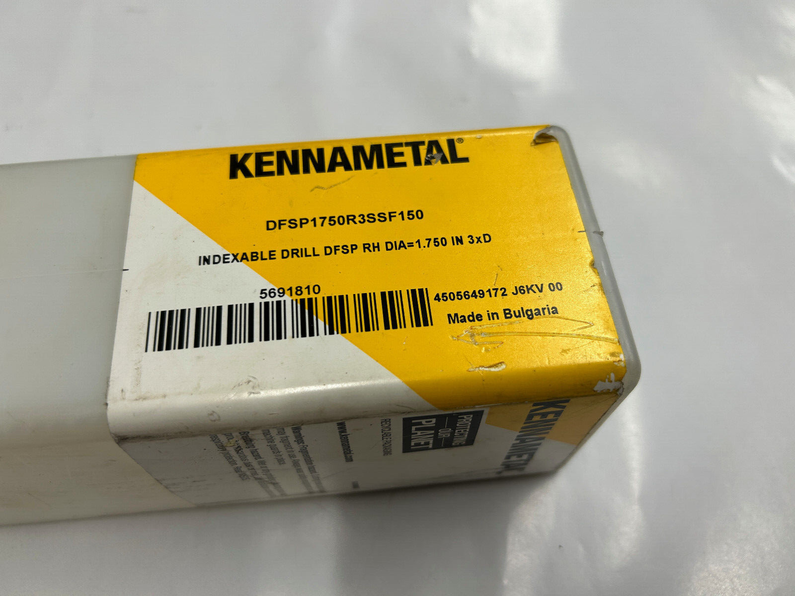 Kennametal 5691810 DFSP1750R3SSF150 Indexable Drill DFSP RH DIA=1.750 IN 3xD