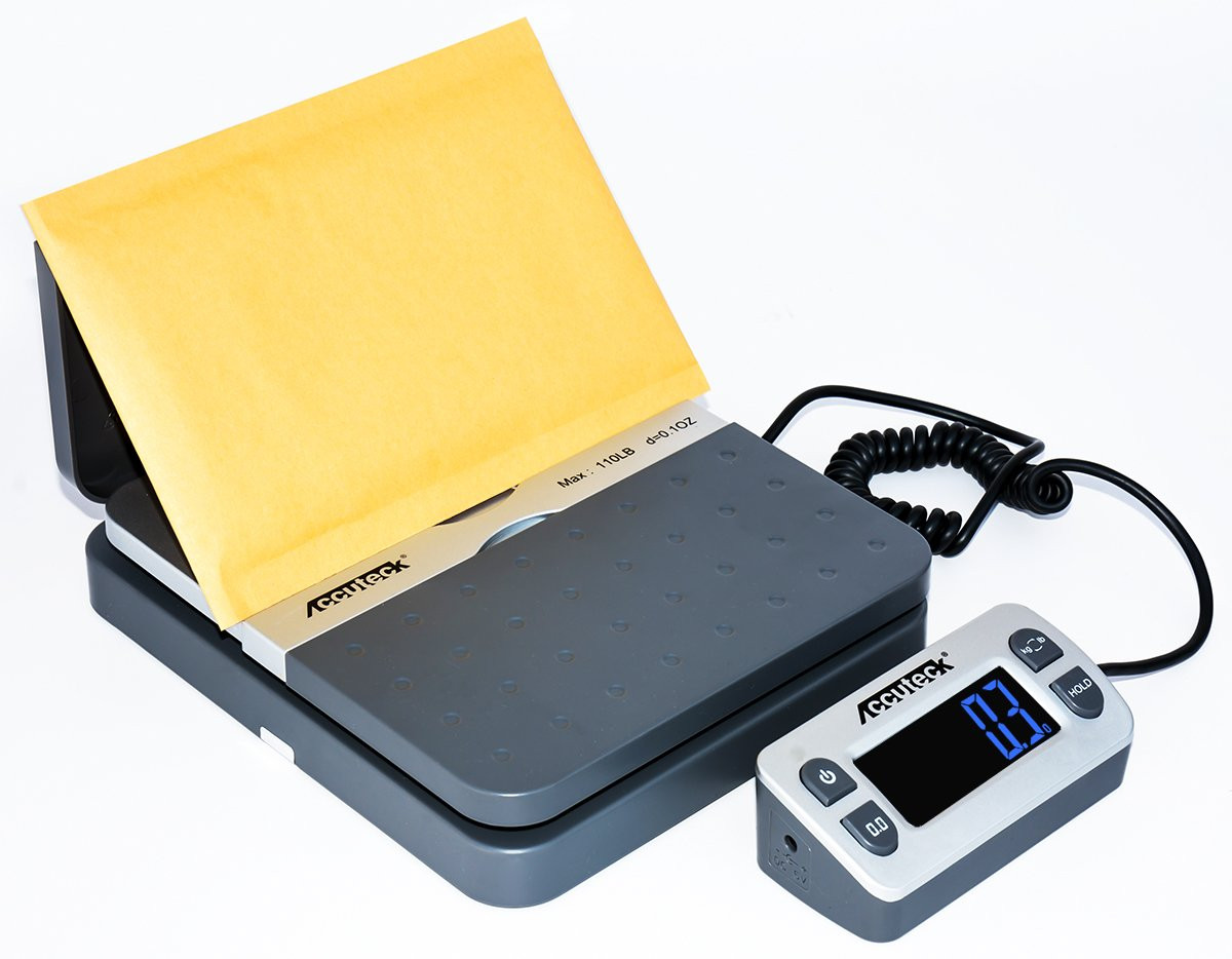 Shippro W-8580 110Lbs X 0.1 Oz Gray Digital Shipping Postal Scale