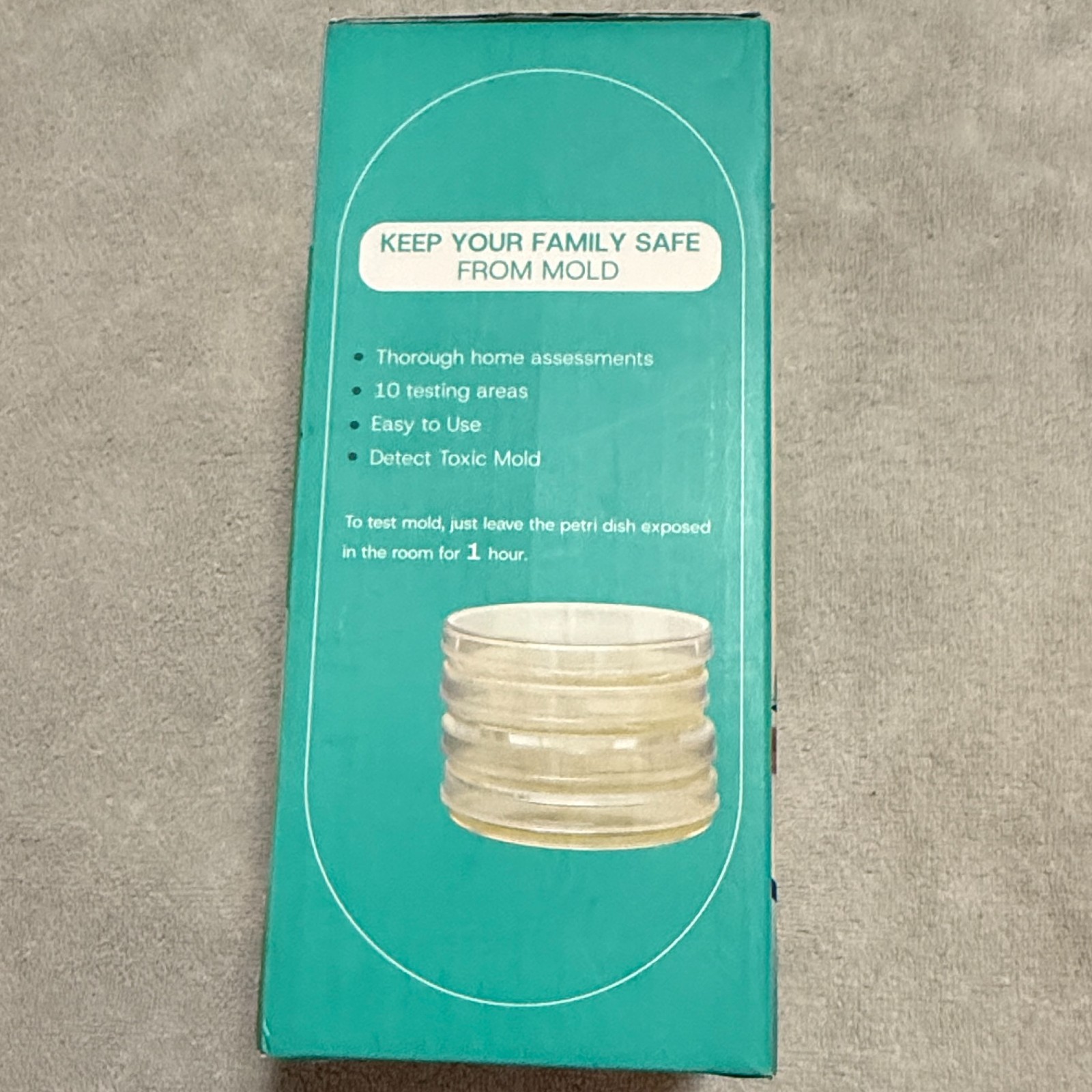 Mold Test Kit for Home – 12 piece DIY Mold Detector with Detailed Identification