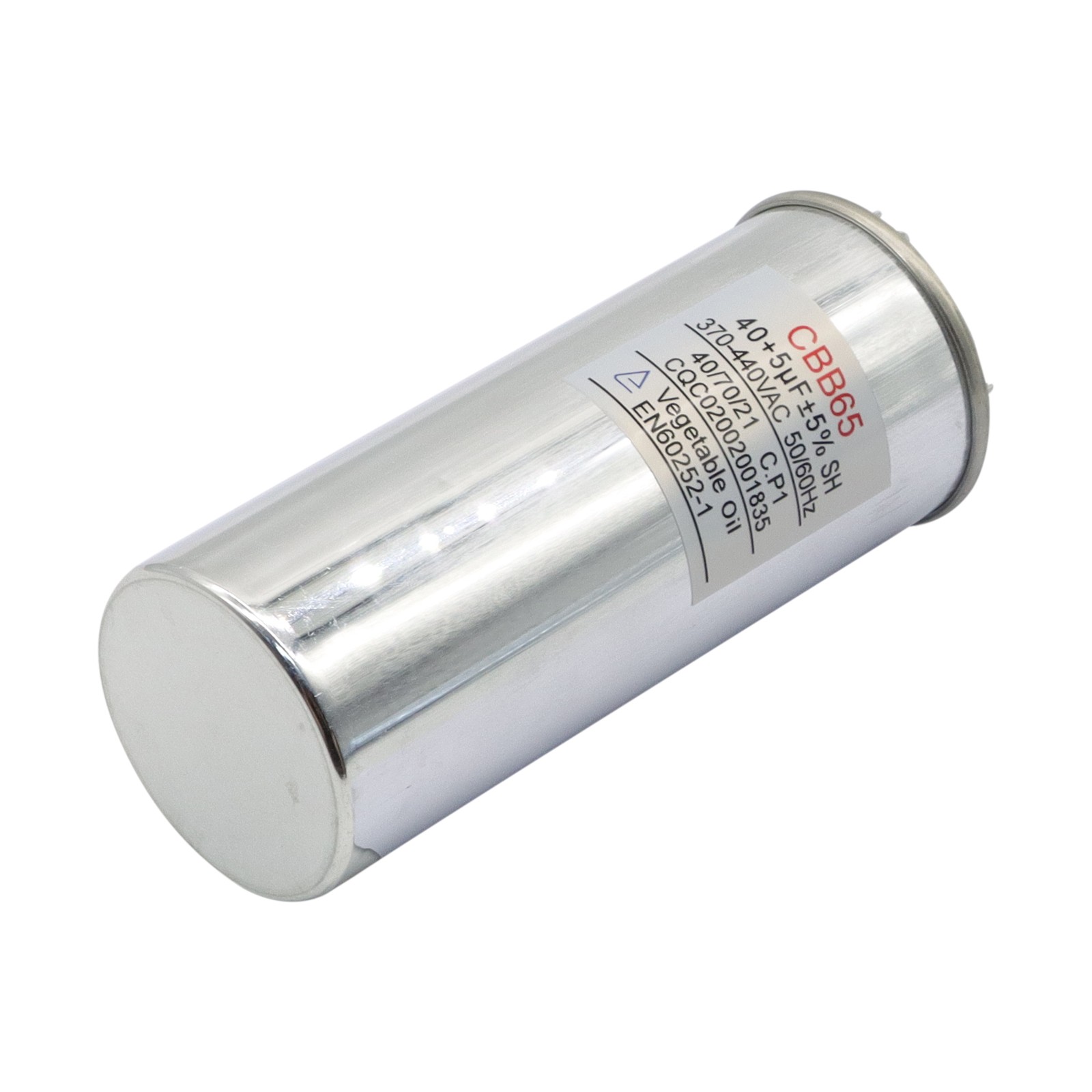 40+5 uF 370V/440VAC Dual Round Capacitor for Carrier Lennox Goodman Genteq Trane