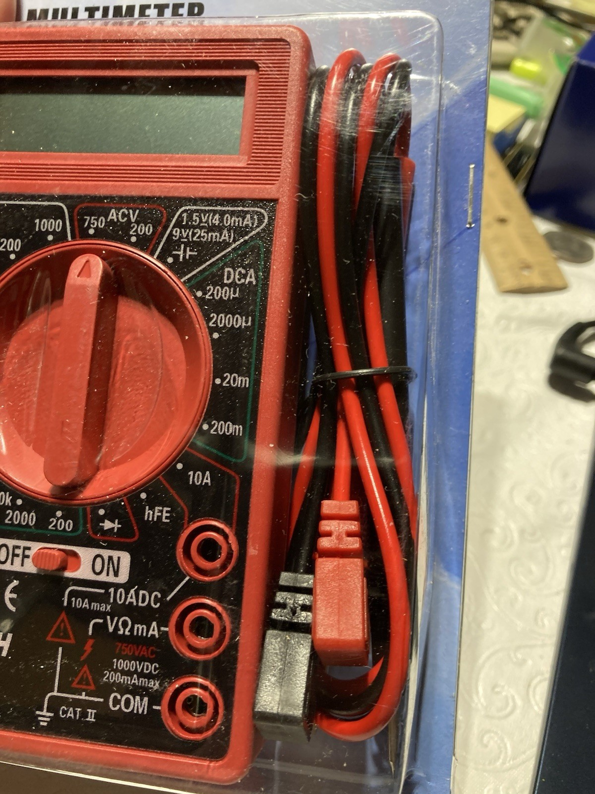Cen-Tech 7 Function Digital Multimeter Tester Multi-tester NIB AC/DC volt #98025
