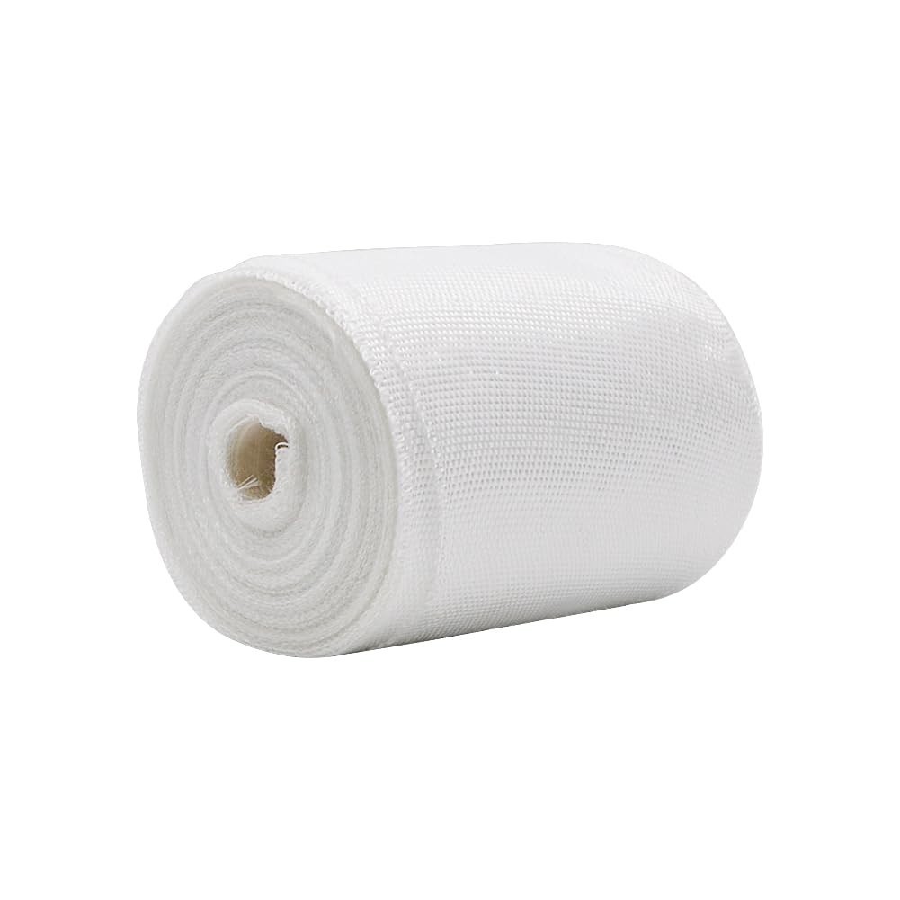 4 Inch x 99Ft Fiberglass Cloth Roll Non-Adhesive Woven Cloth Strip For Repair