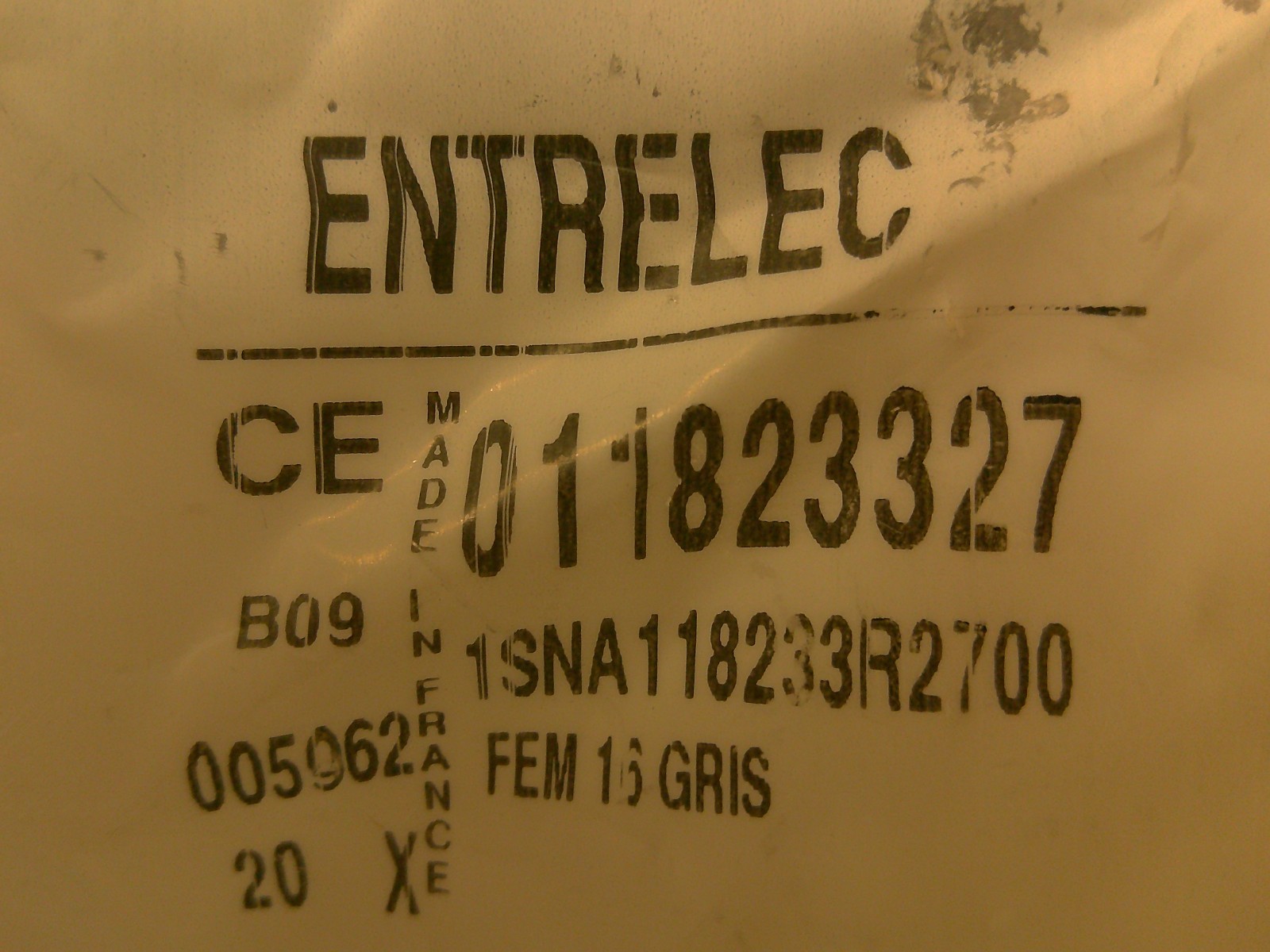 ENTRELEC 0118 233.27 ABB 1SNA118233R2700 –20PCS NEW