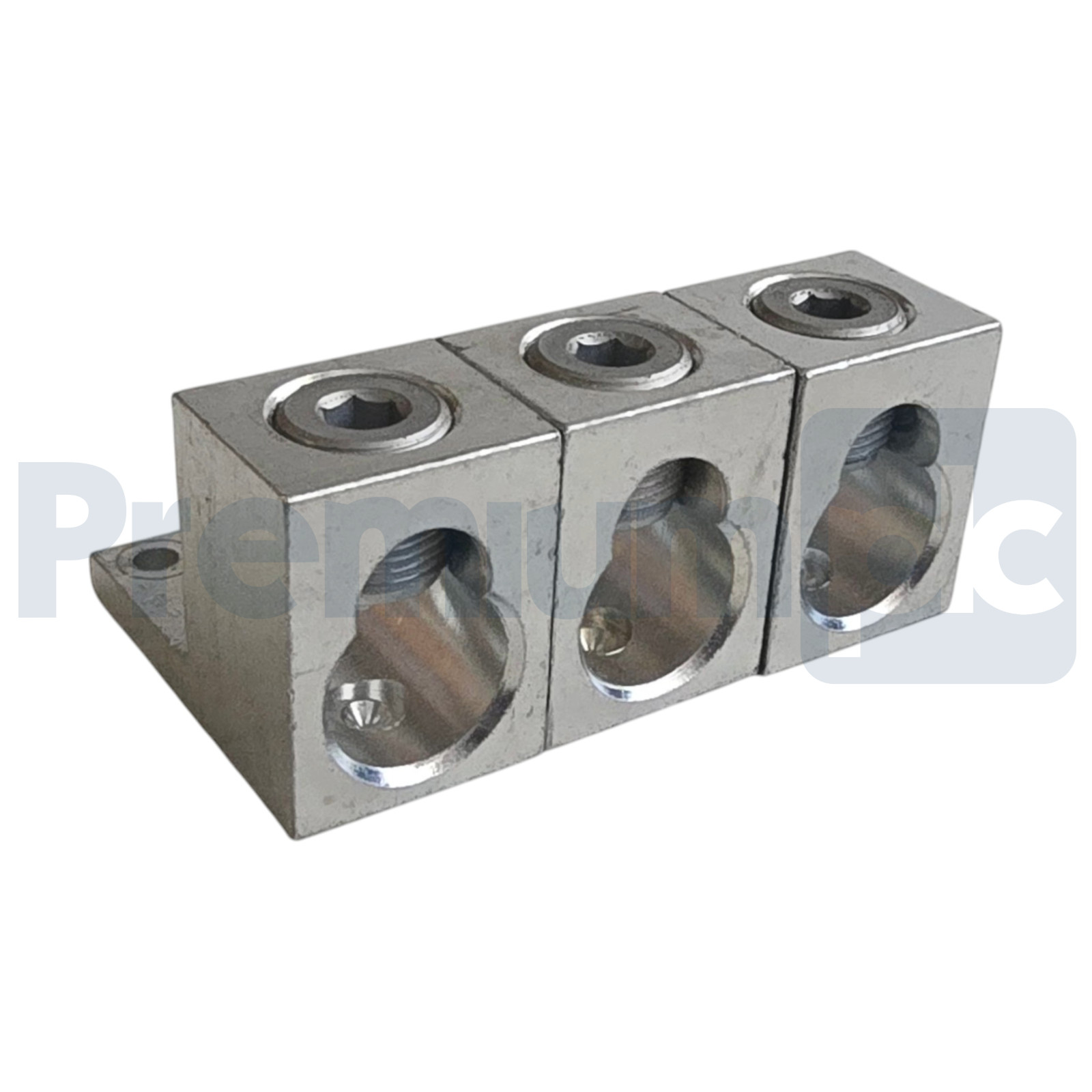 (3) CMC LA-750 Aluminum Mechanical Lugs CU9AL 750Kcmil-1/0 /(2)350Kcmil-1/0 AWG