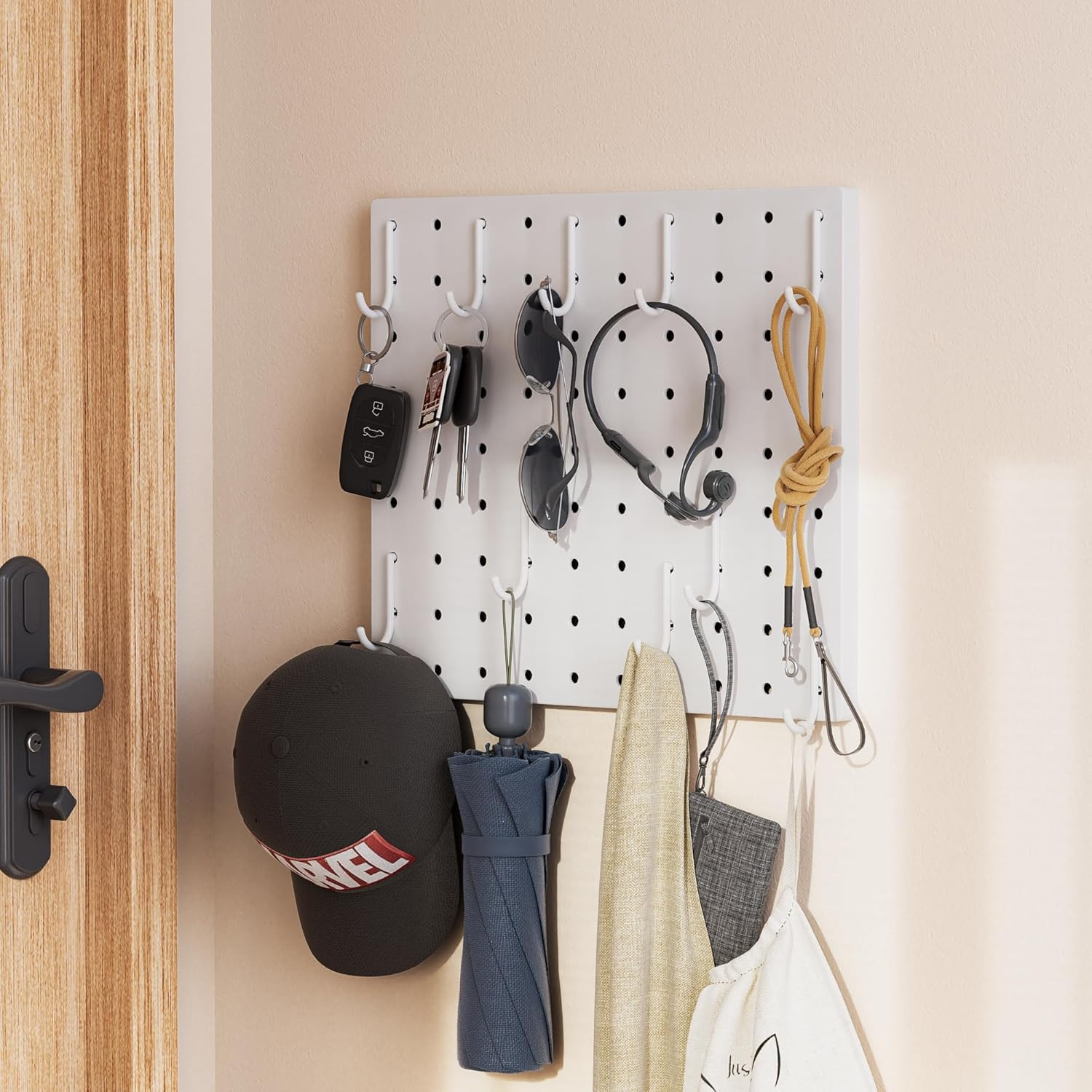 Pegboard Combination Kit – Pegboards and Accessories Modular Hanging for Wall…