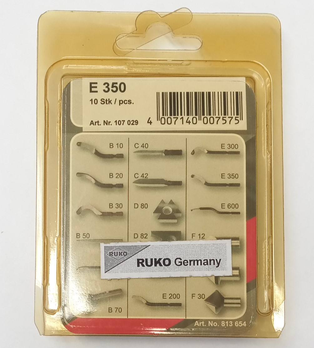Ruko Deburring Tool Set, 10pc Germany 107029 E350