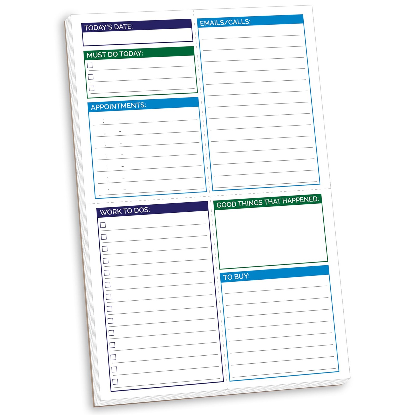 bloom daily planners Pocket Pad – To 6 inches X 9 inches, 6″ x 9″