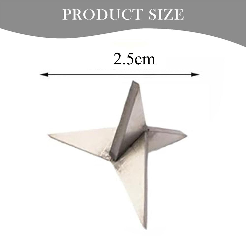 50PC Tire Puncture Spikes Heavy Portable Duty Carbon Steel Triangle Road Spikes*