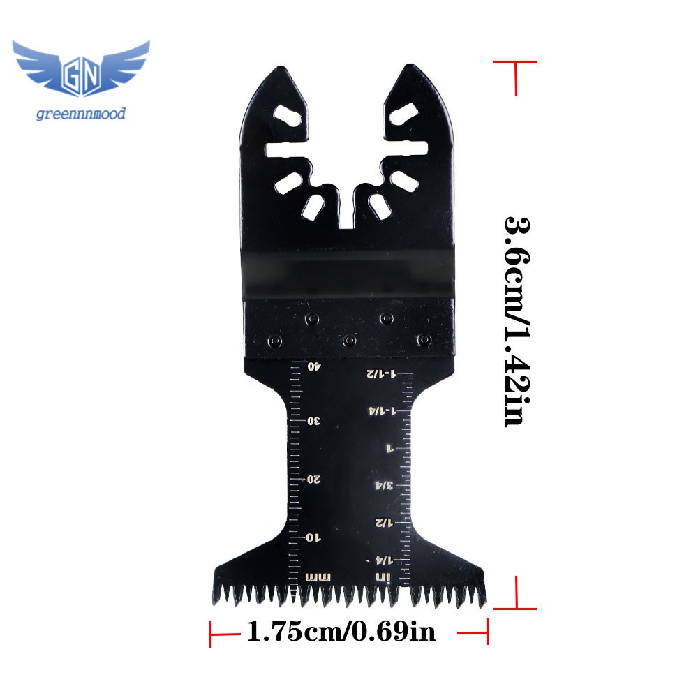 48 Pcs Metal Wood Universal Oscillating Multitool Quick Release Saw Blades Kit