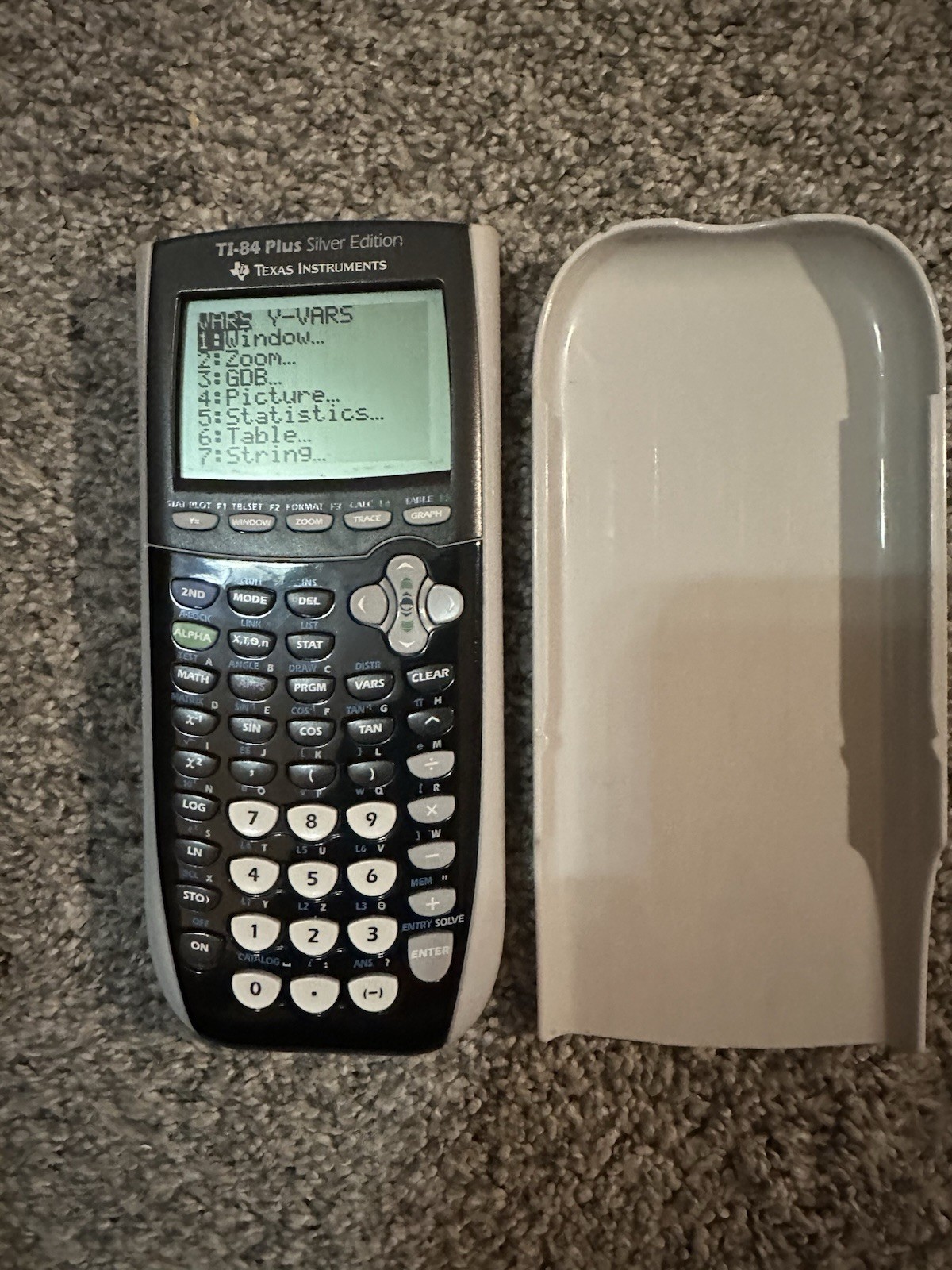 Texas Instruments TI-84 Plus Silver Edition Graphing Calculator Zebra Cover