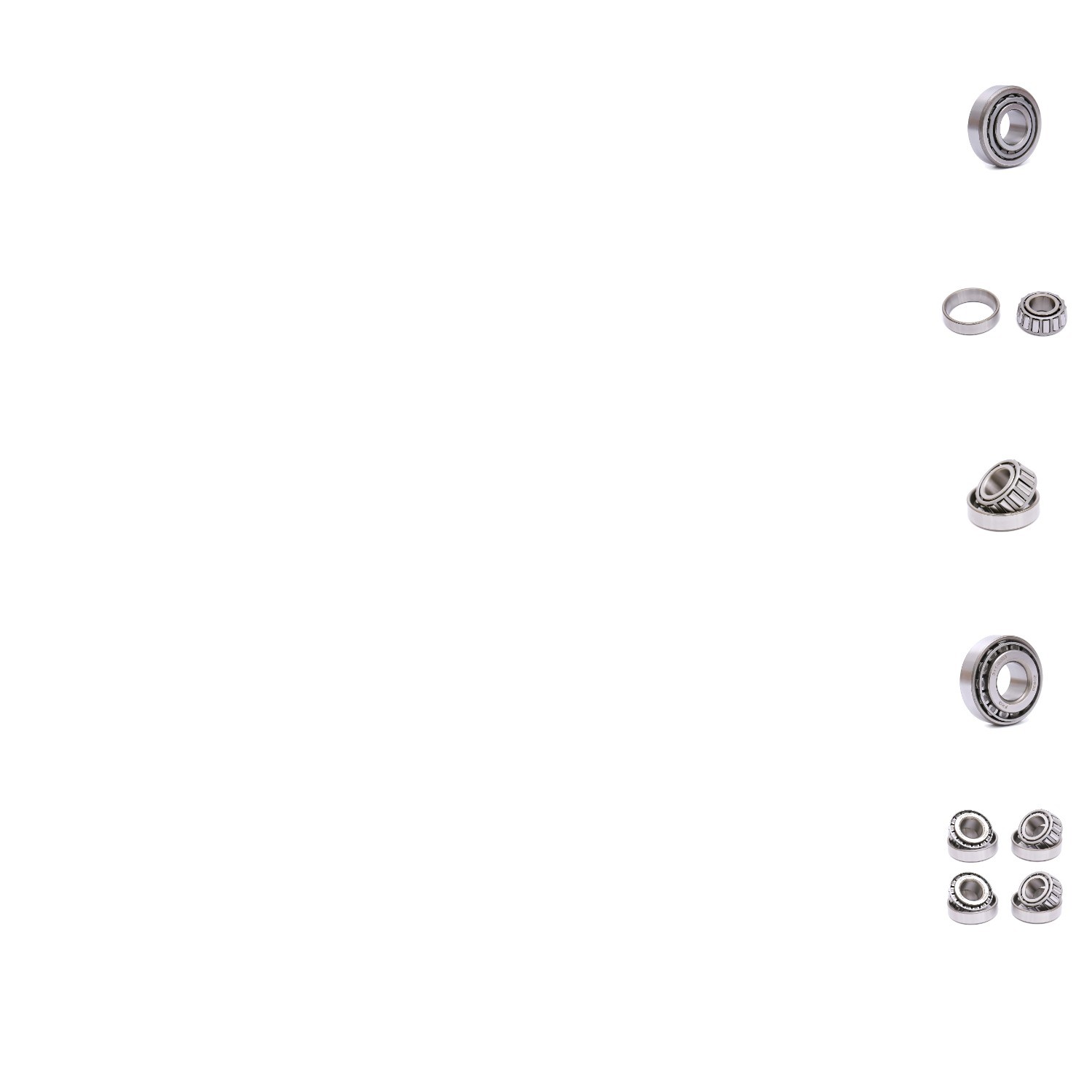 High-Performance Set of 4 Tapered Roller Bearings LM11949 LM11910 – Alloy Steel