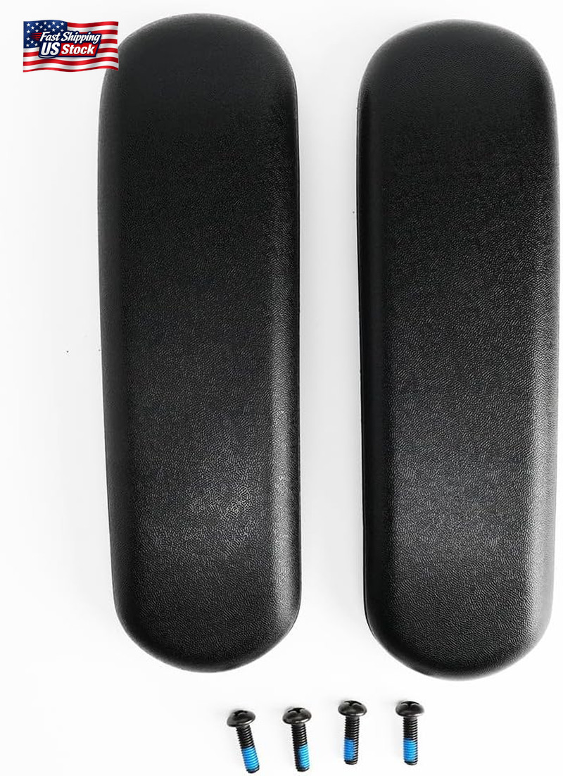 Staples Chair Arm Parts Replacement Armrest Pads 2Pcs Universal 4″ Mounting Hole