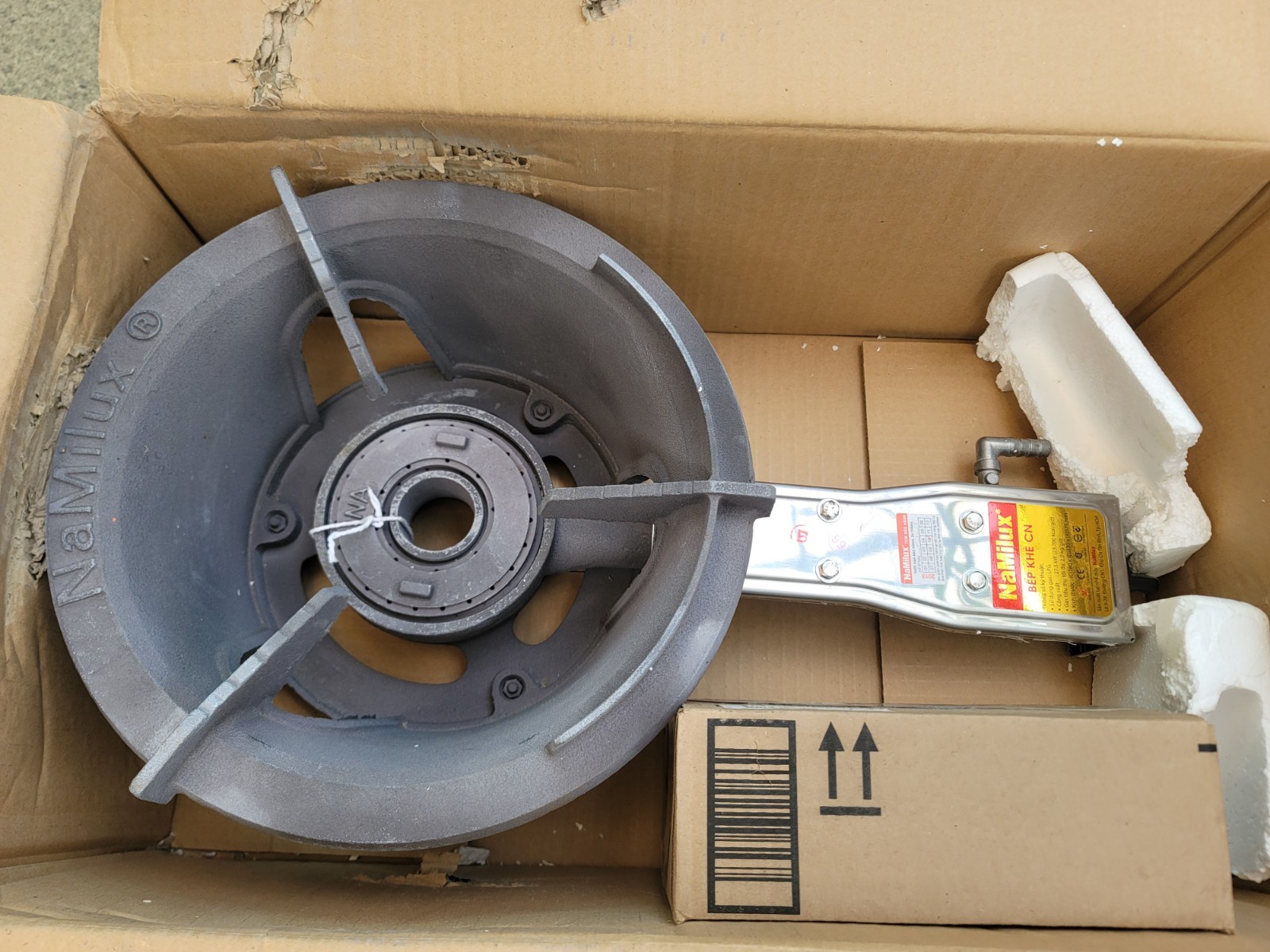 Premium Propane Cast Iron Wok Stove Burner with Igniter, High Pressure, 100k BTU