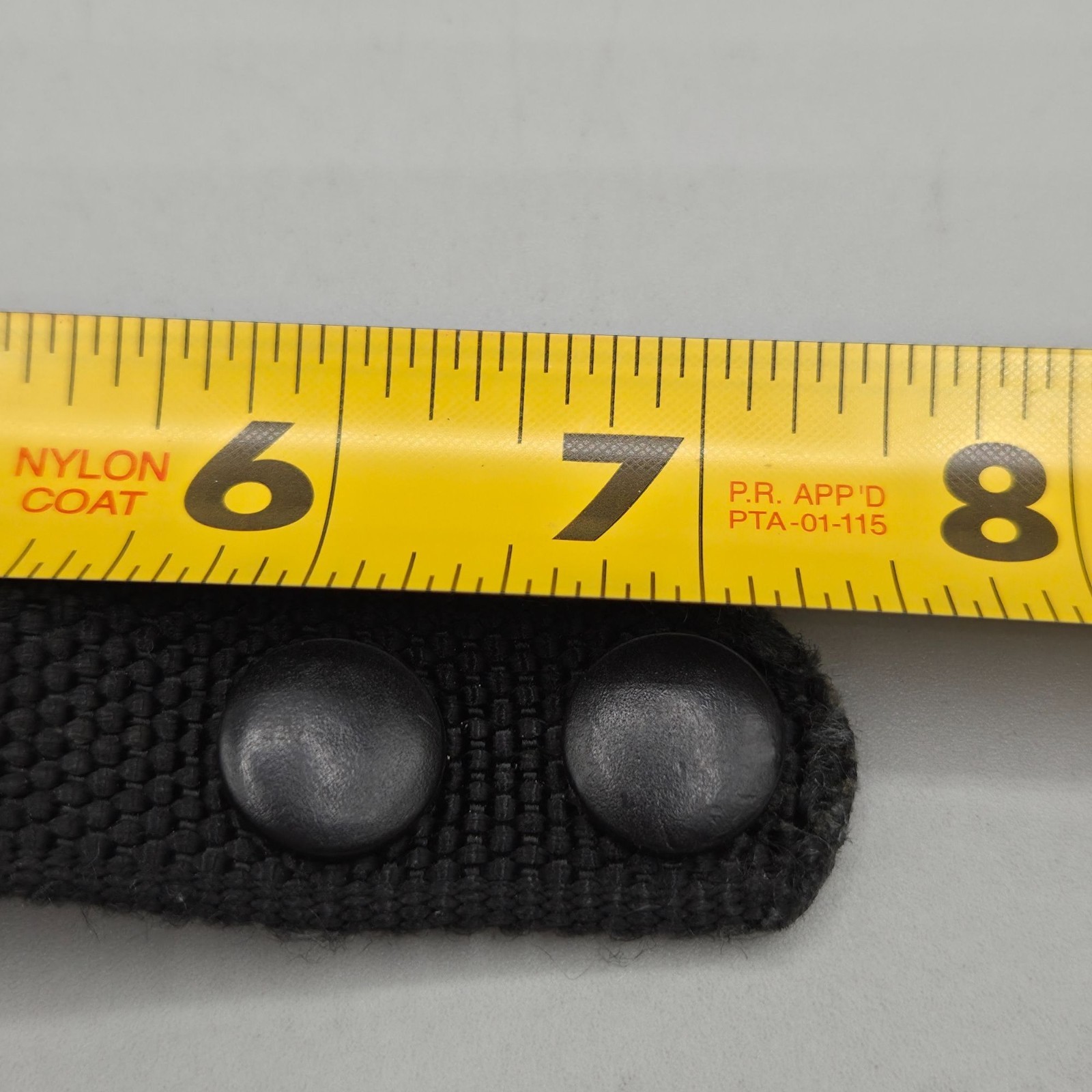 Bianchi AccuMold Belt Keepers Tactical Heavy Duty Black Woven Nylon Web Set of 3